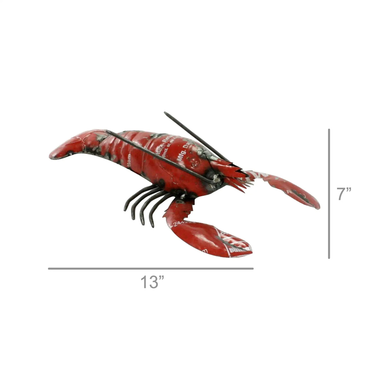 Reclaimed Metal Lobster