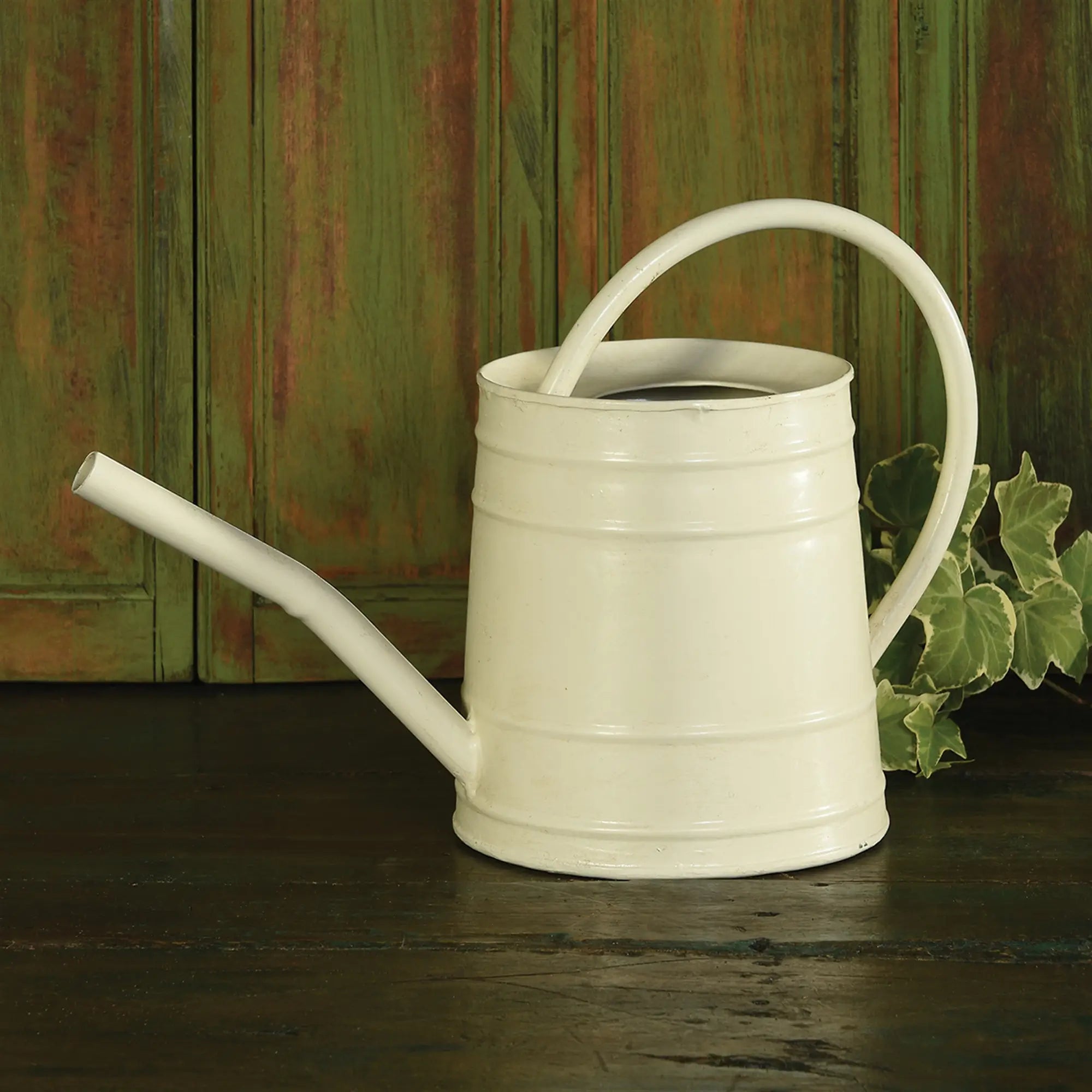 White Watering Can