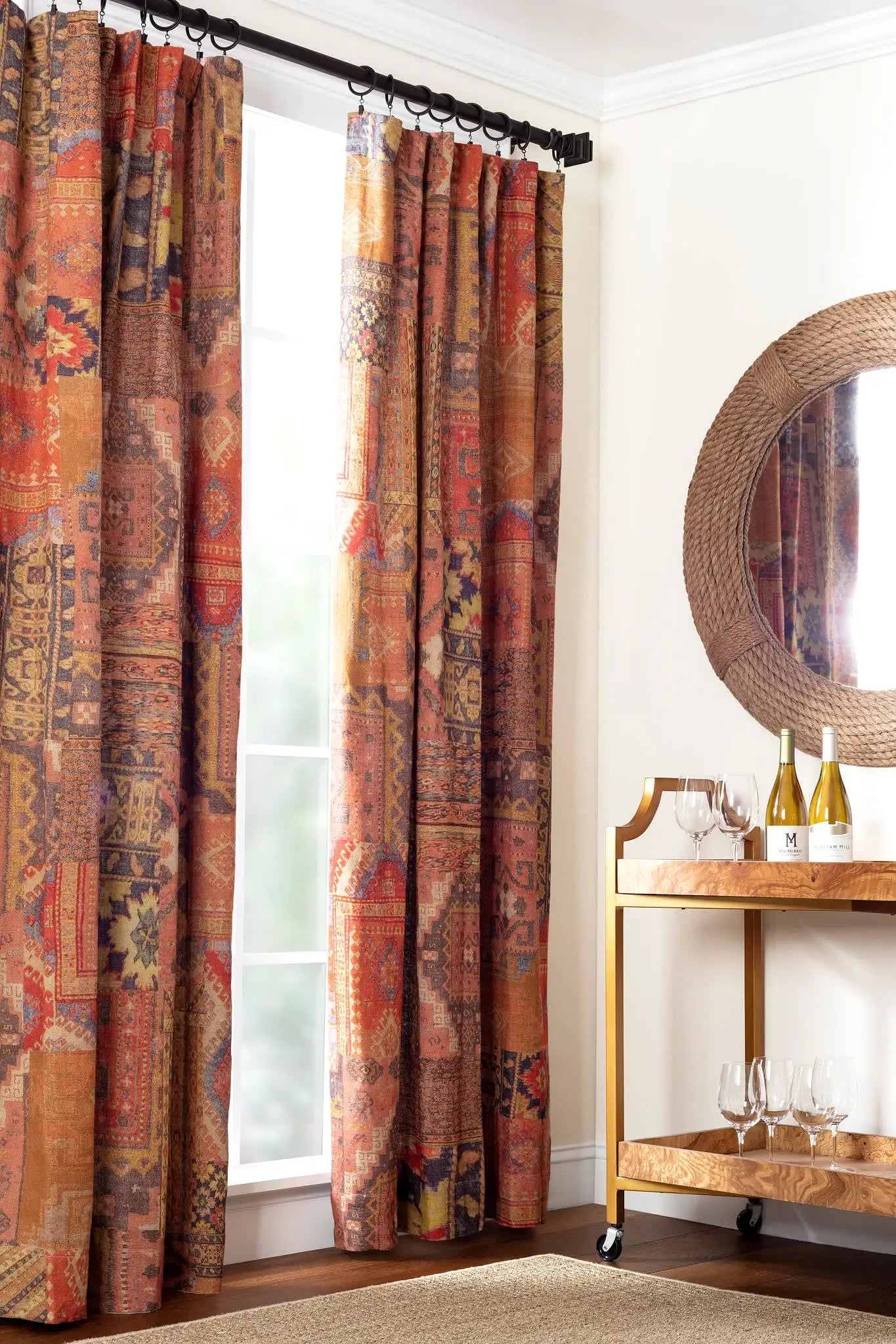 Pine Cone Hill Anatolia Linen Curtain Panel