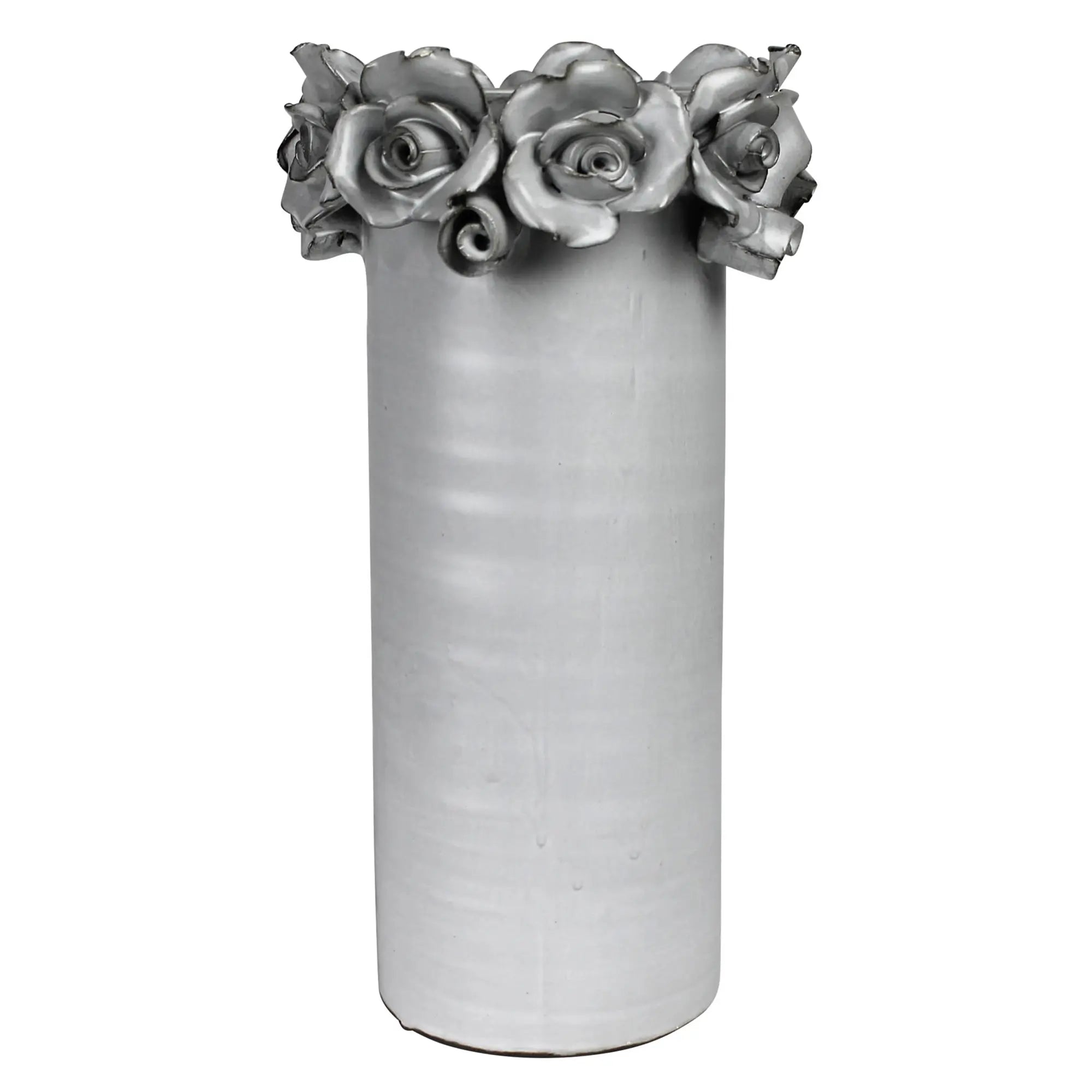 Rose Rim Ceramic Vase