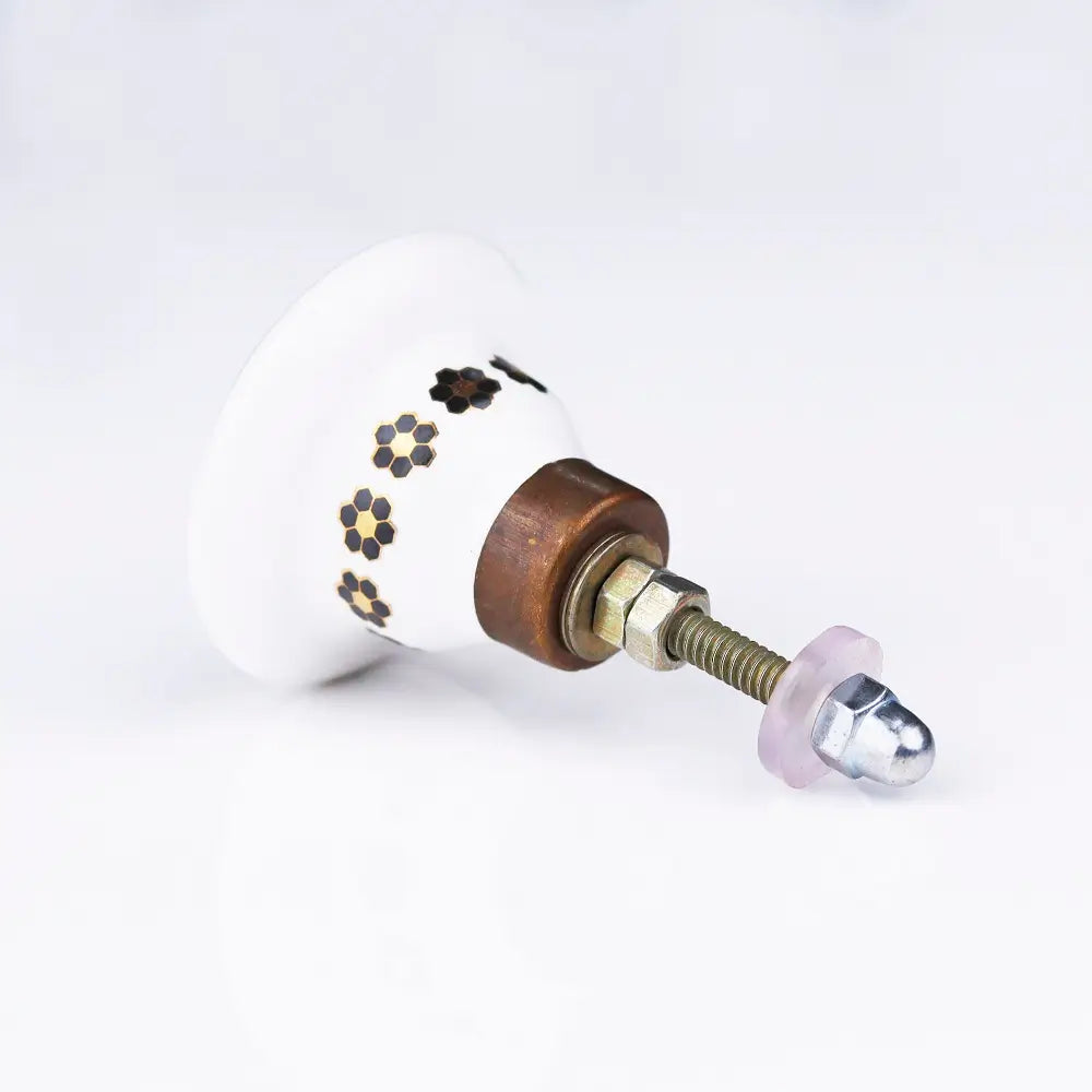 Golden Bee Ceramic Drawer Knob