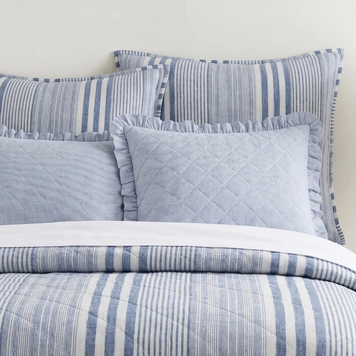 Pine Cone Hill Carolina Stripe Quilted Sham