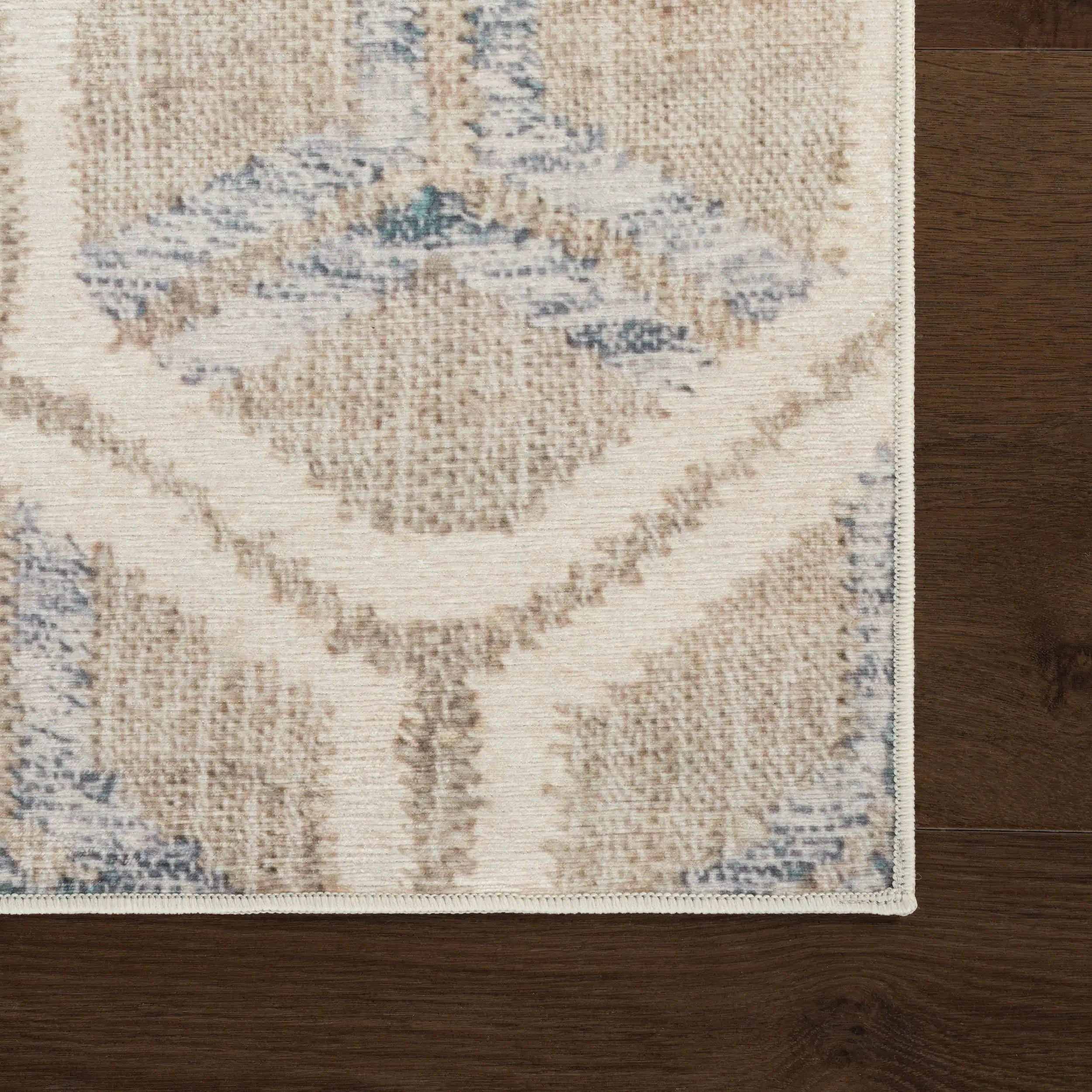 Senava Modern Geometric Washable Rug