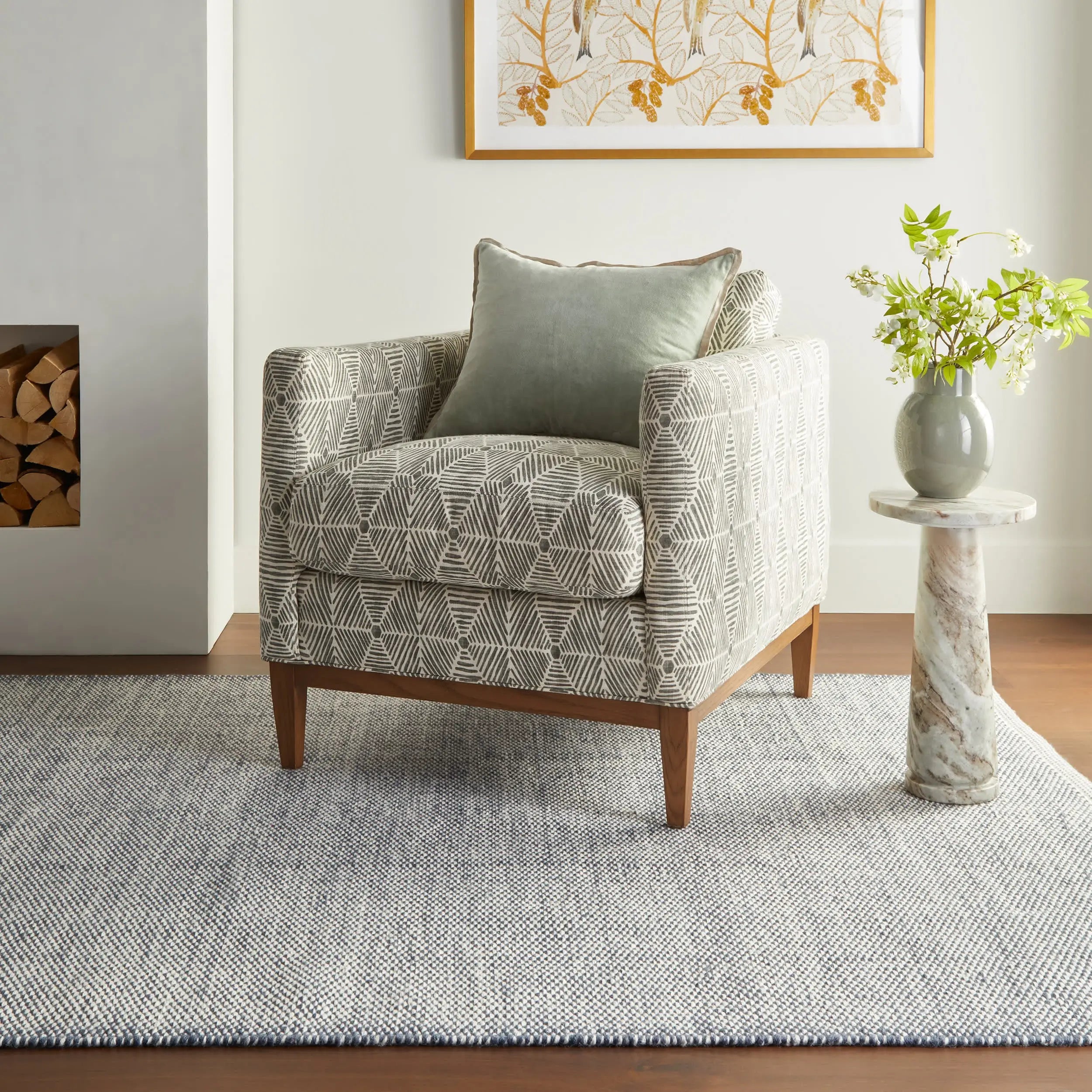 Dash & Albert Pebble Handwoven Performance Rug