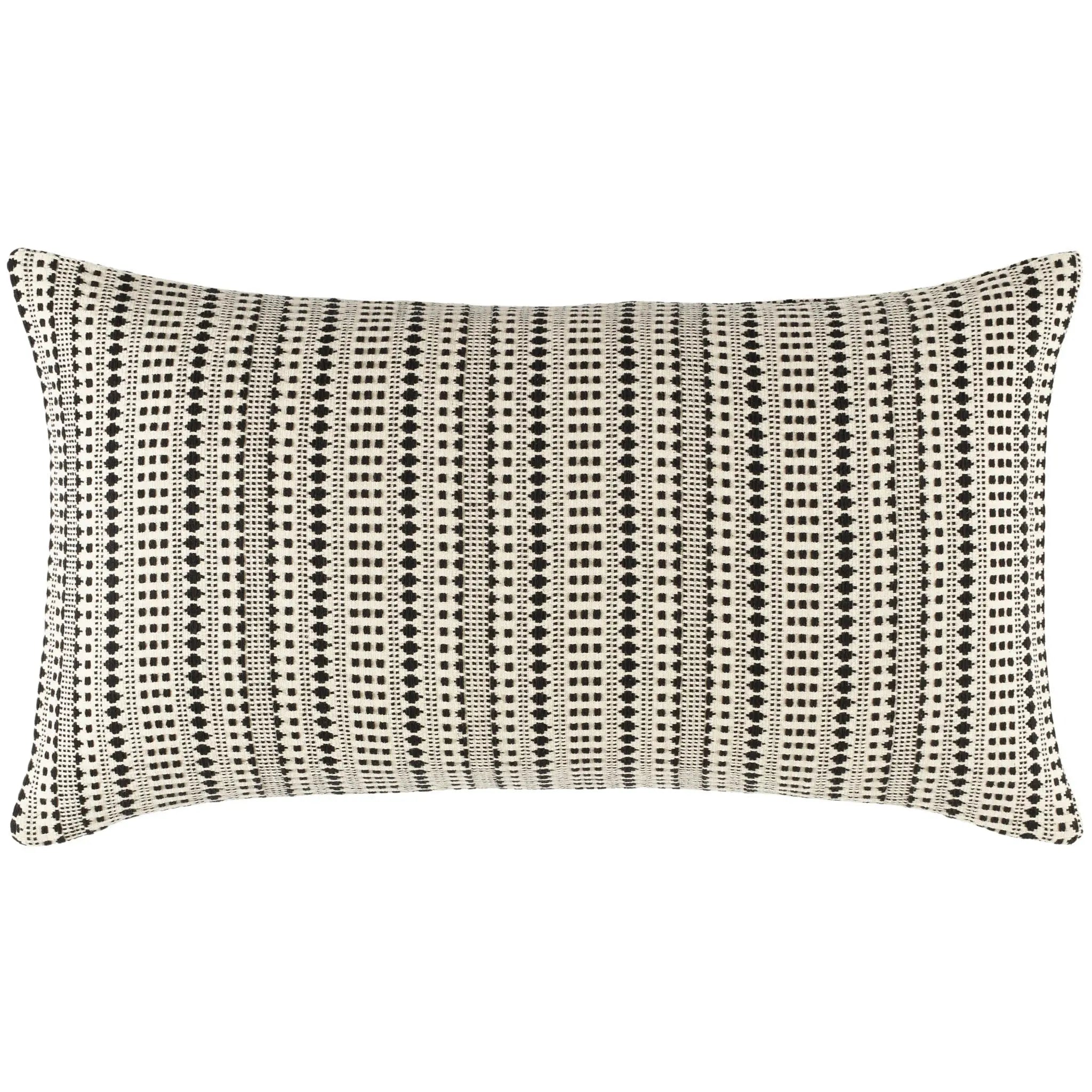 Pine Cone Hill Fira Jacquard Black Coverlet Sham