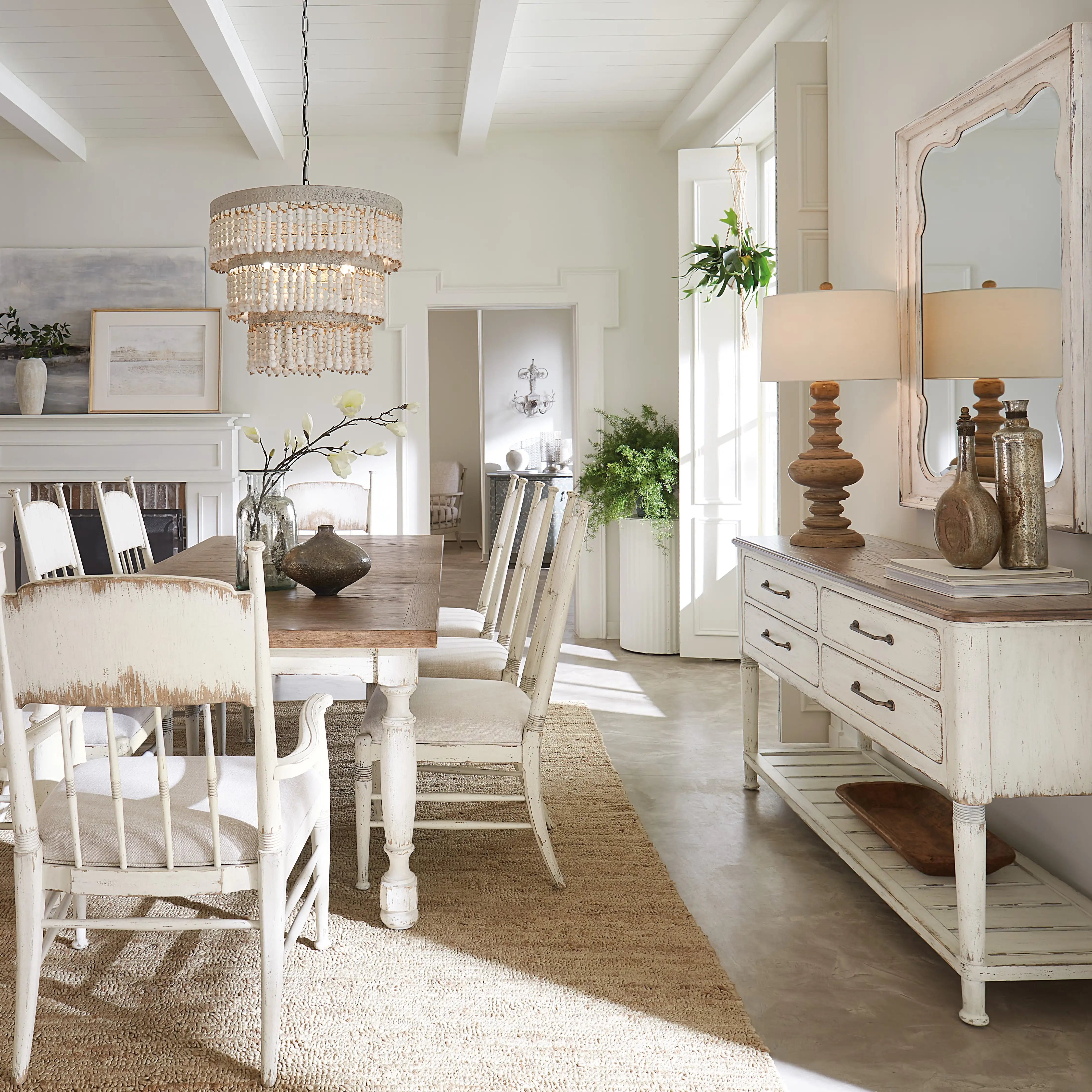 Americana Upholstered Seat Side Chair