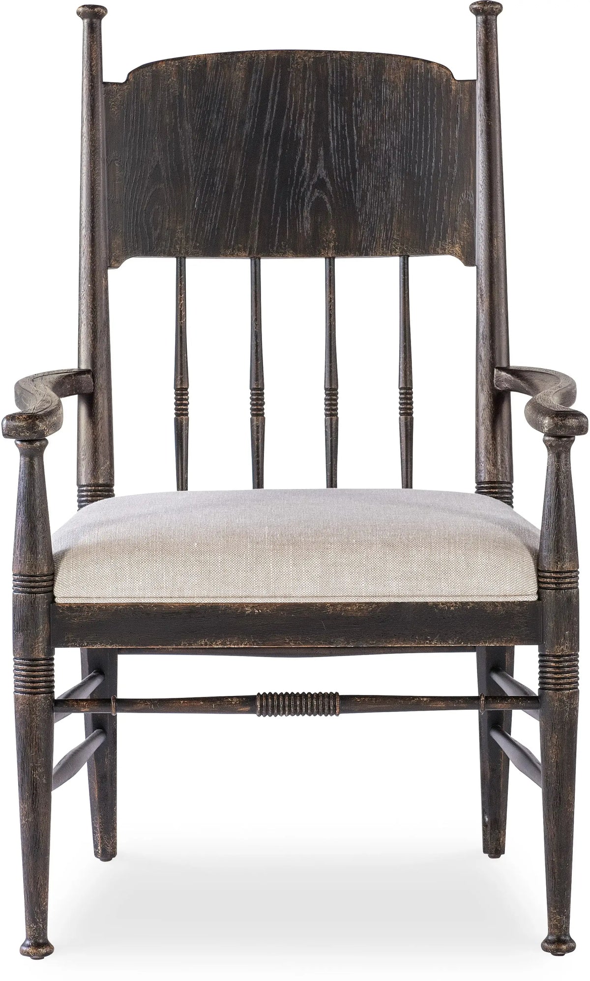 Americana Upholstered Seat Arm Chair