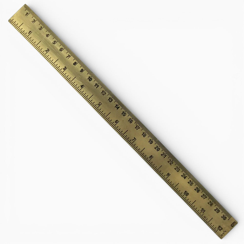 Classic Brass Ruler