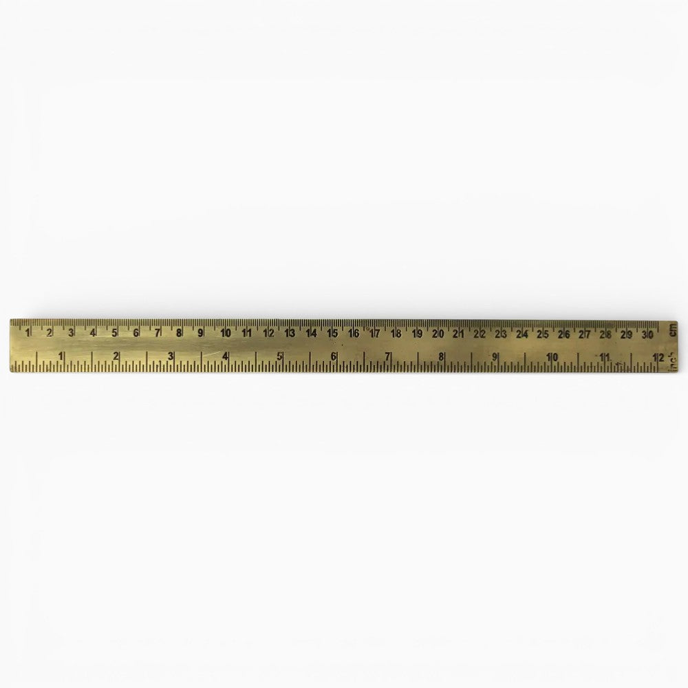 Classic Brass Ruler