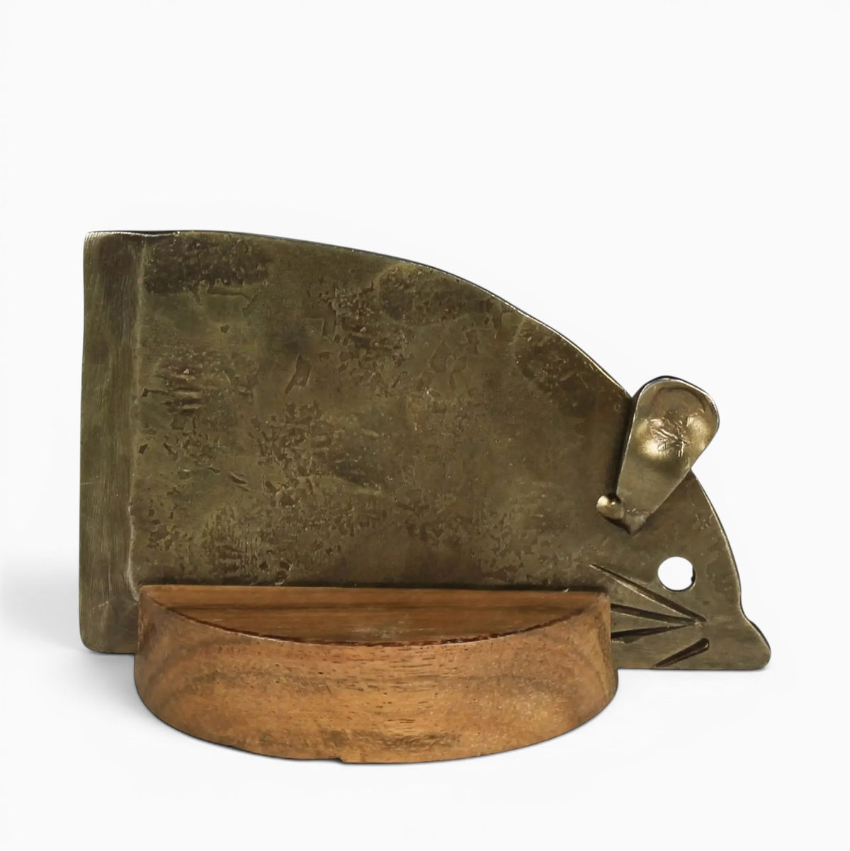 Antiqued Gold Mouse Cheese Knife