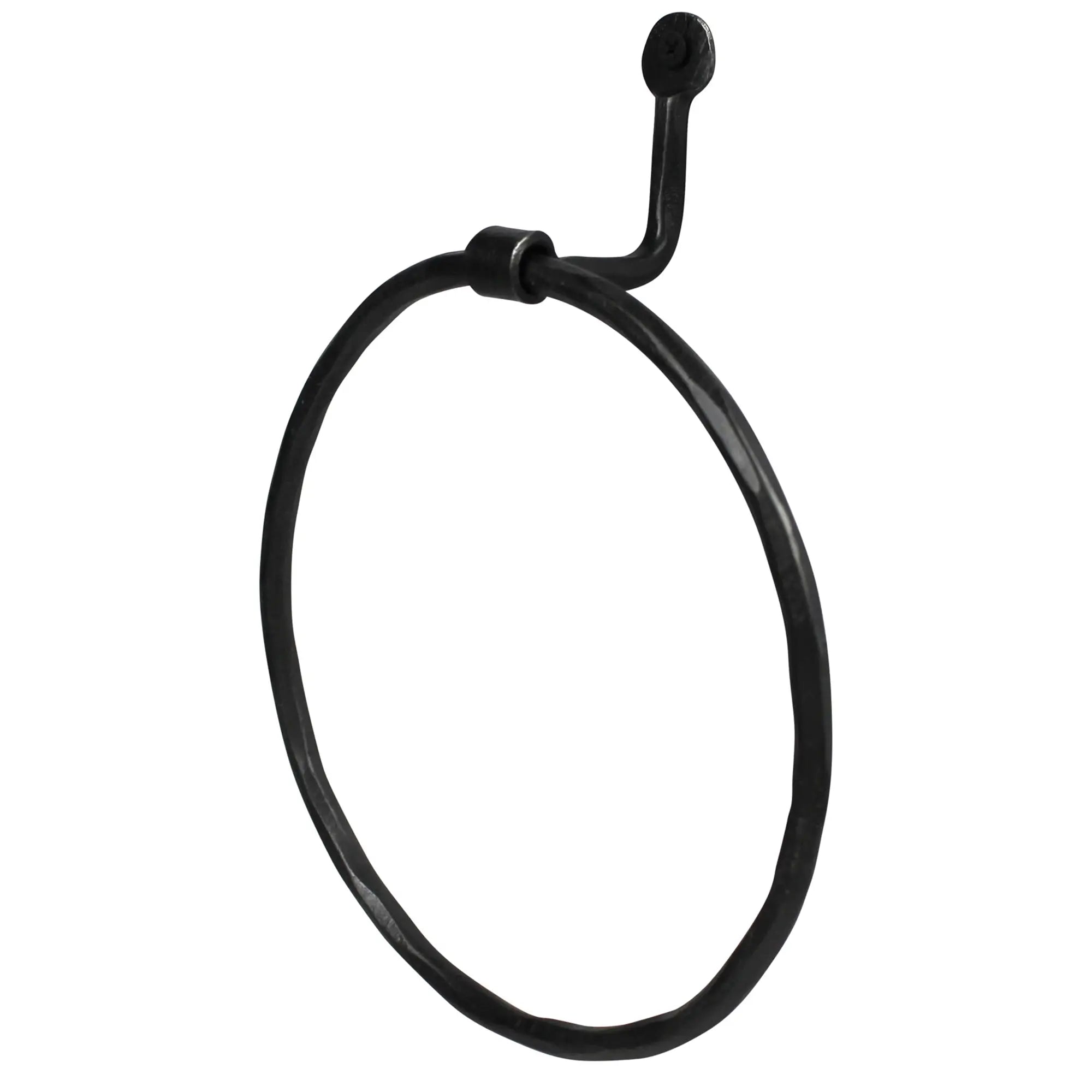 Hand Forged Metal Towel Ring