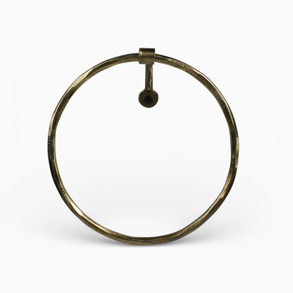 Hand Forged Metal Towel Ring