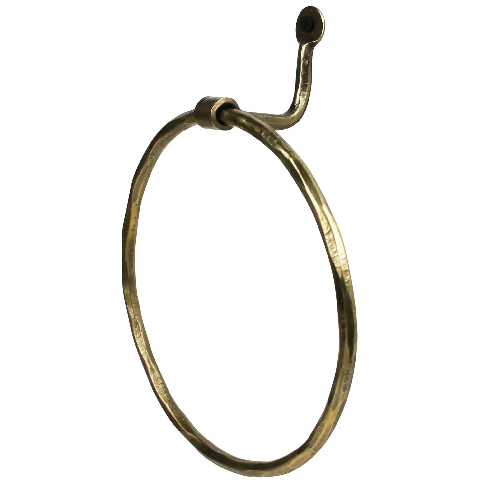 Hand Forged Metal Towel Ring