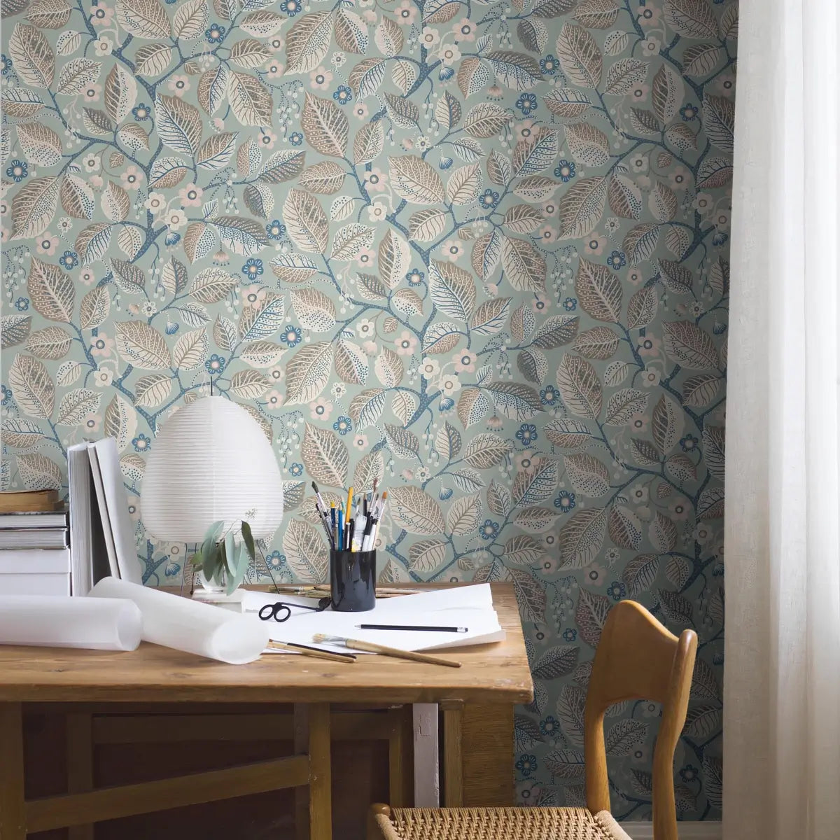Schumacher Elm Tree Wallpaper
