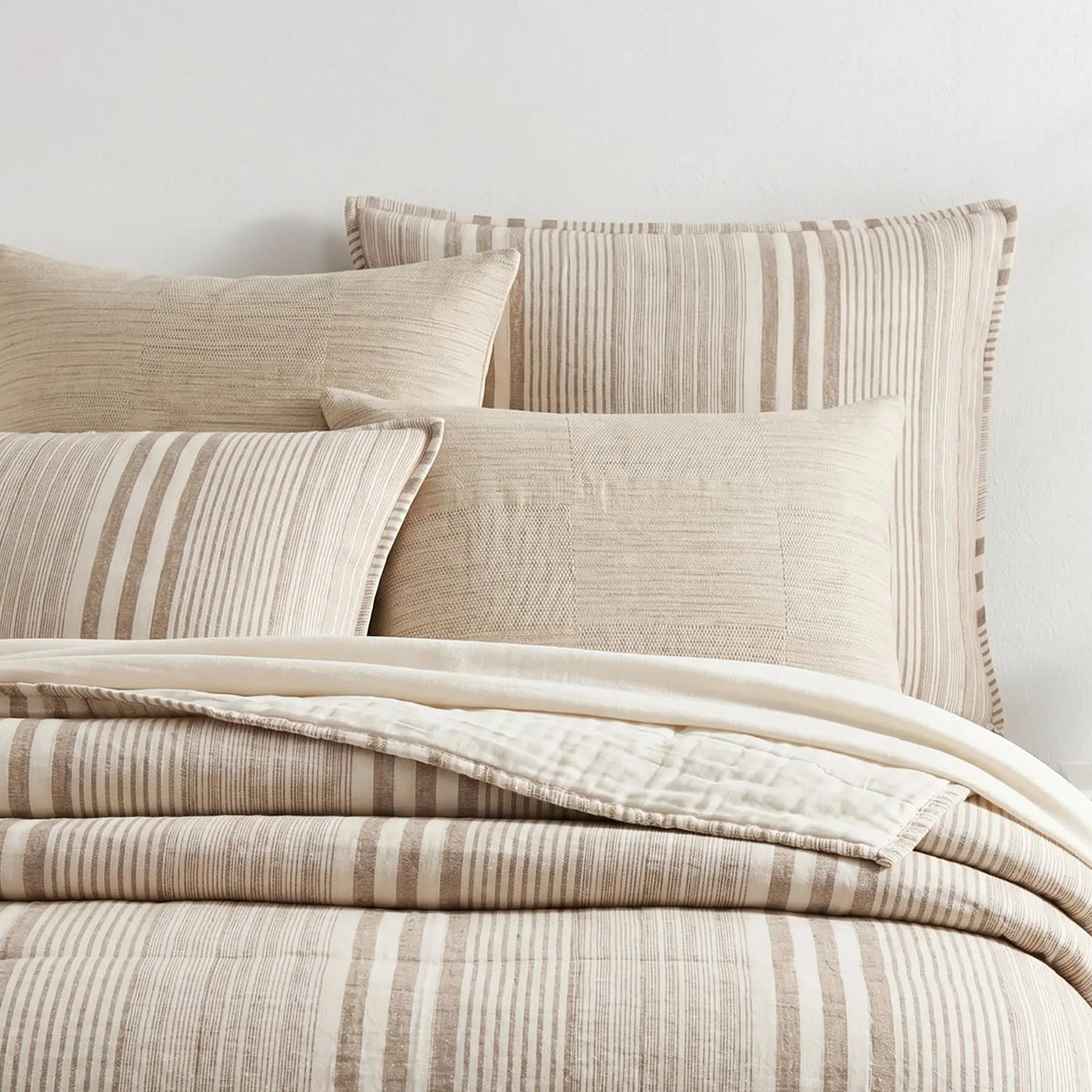 Pine Cone Hill Carolina Stripe Quilted Sham
