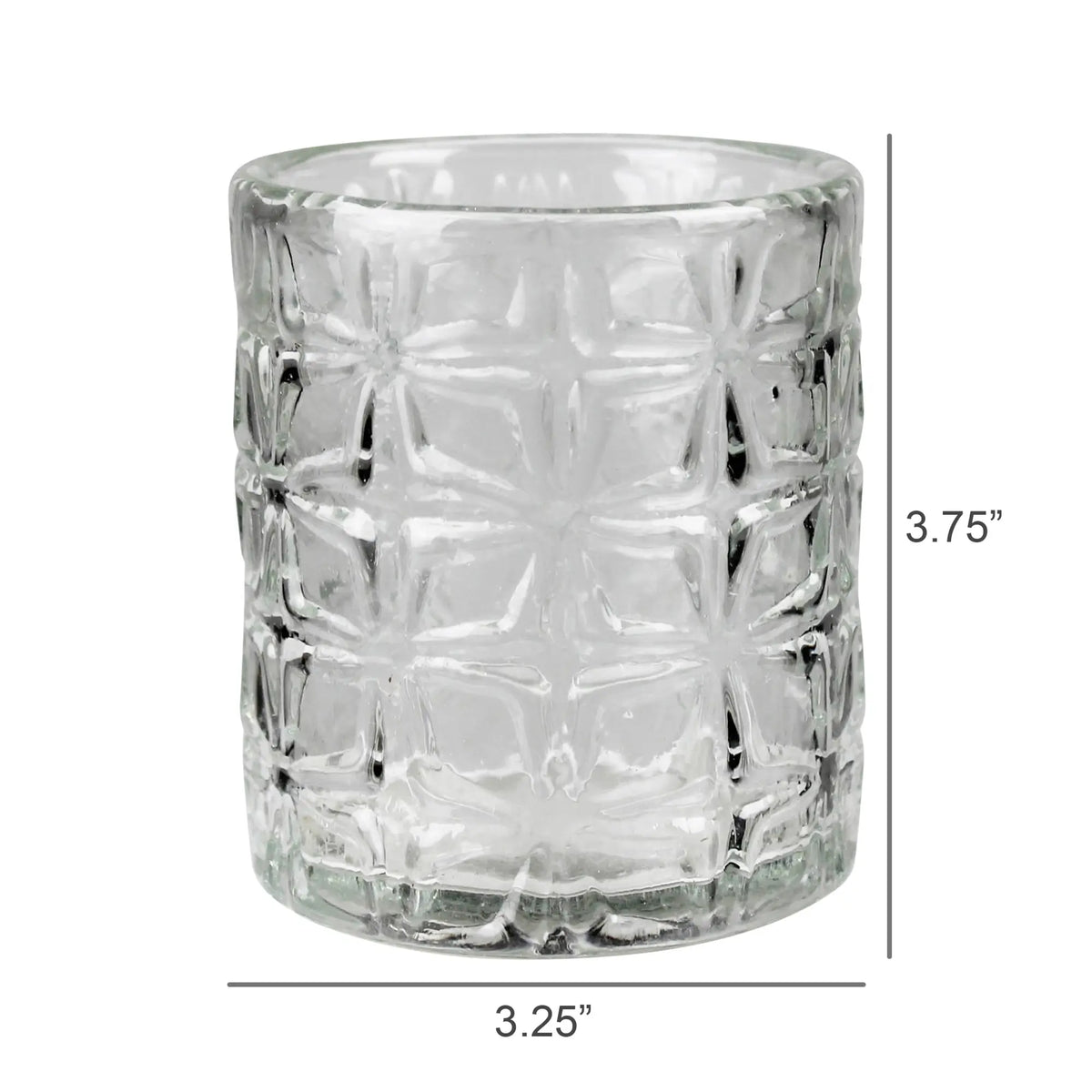Pressed Glass Tumbler