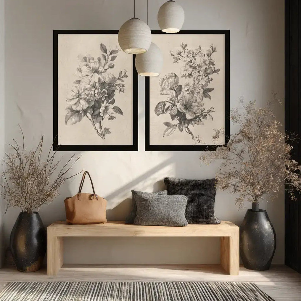 Sketched Botanicals Art Set