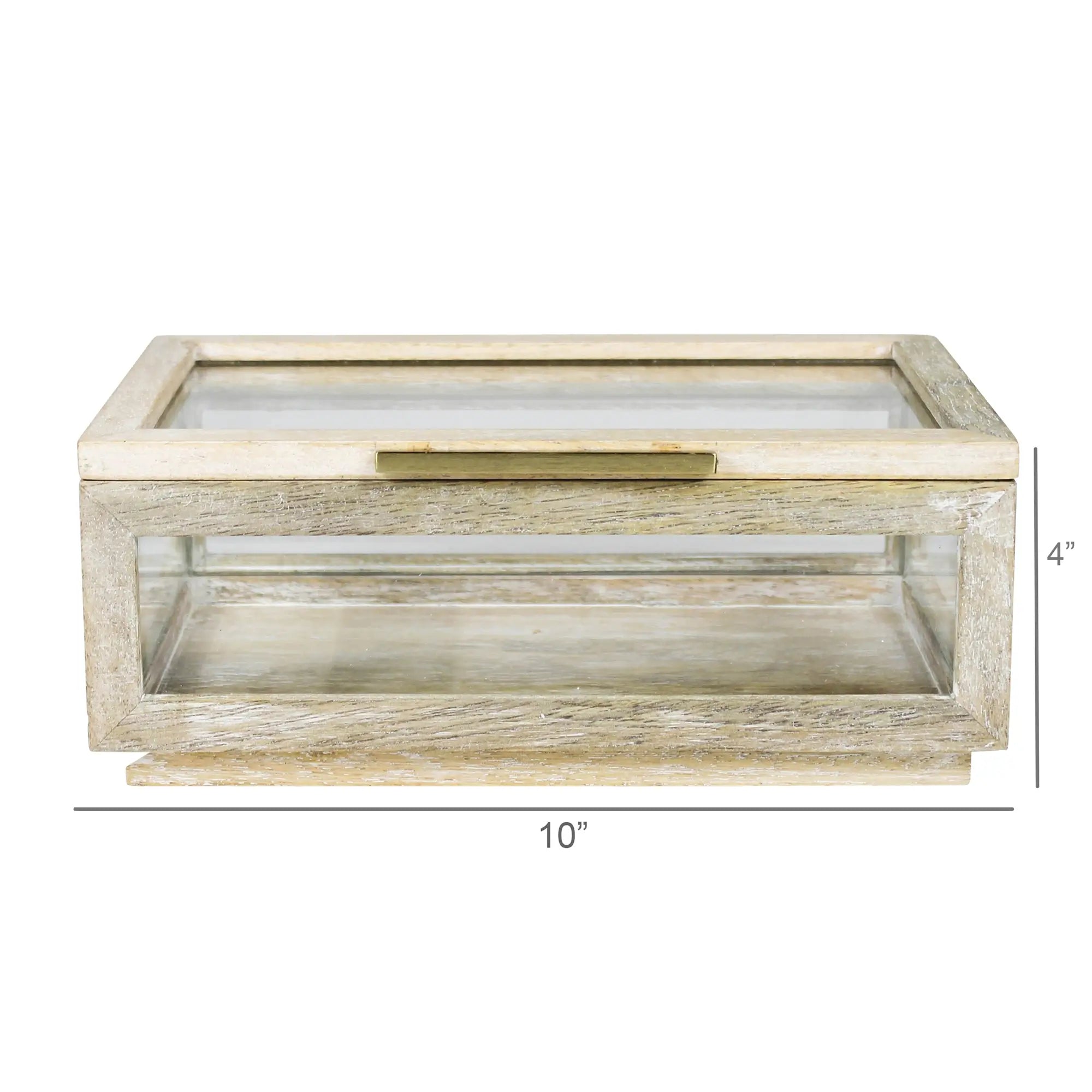 Mango Wood & Glass Display Box
