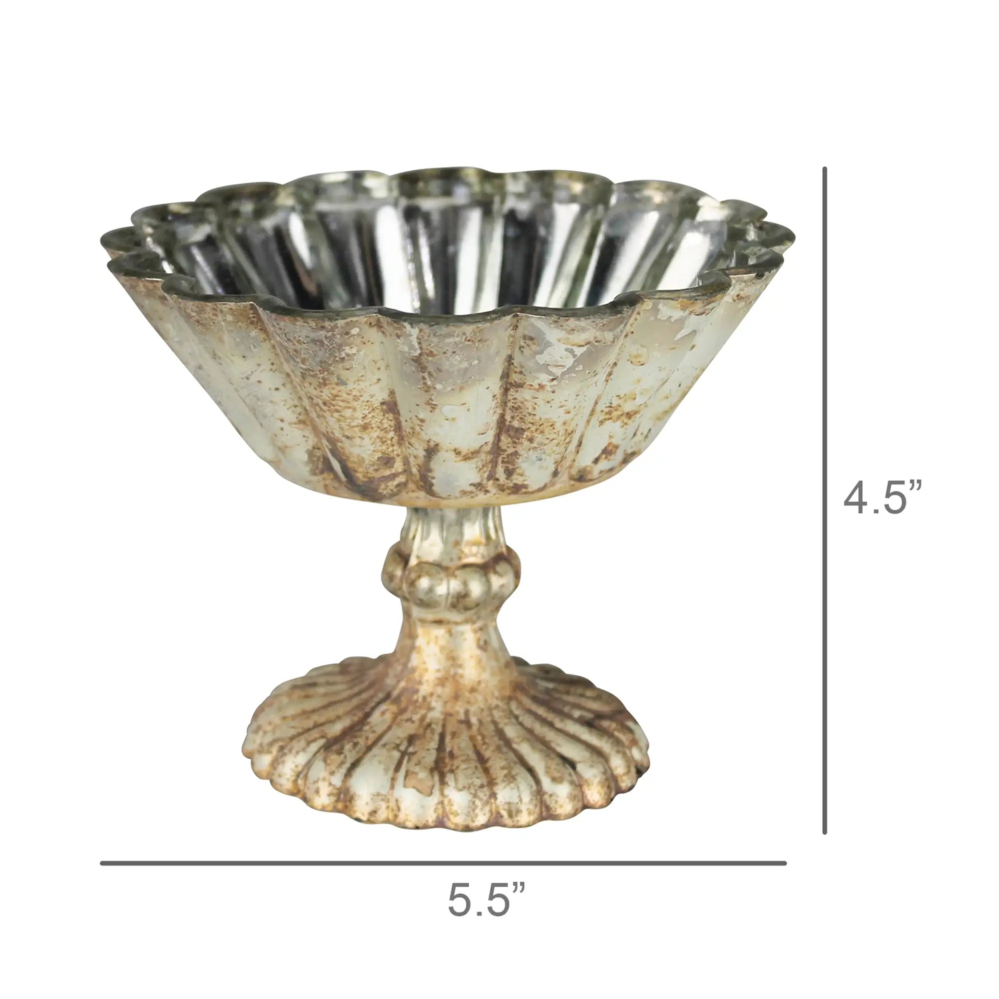 Nuance Footed Glass Bowl