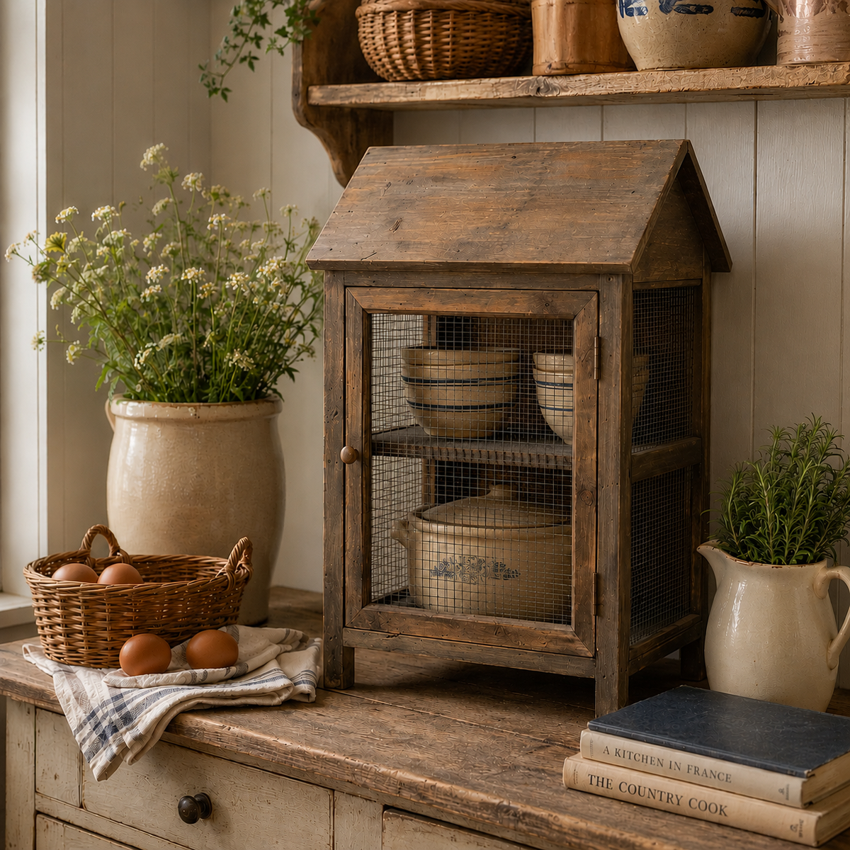 Wooden Pie Safe