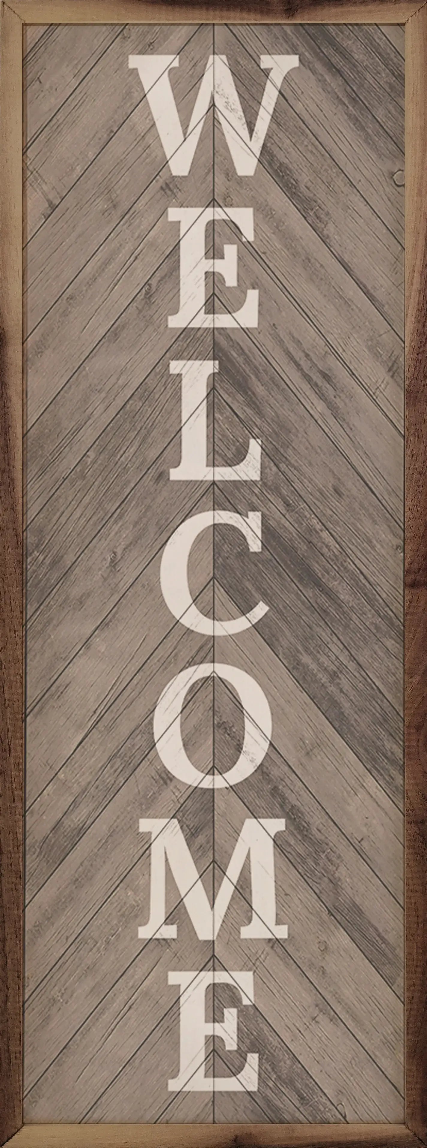 Welcome Wood Framed Print