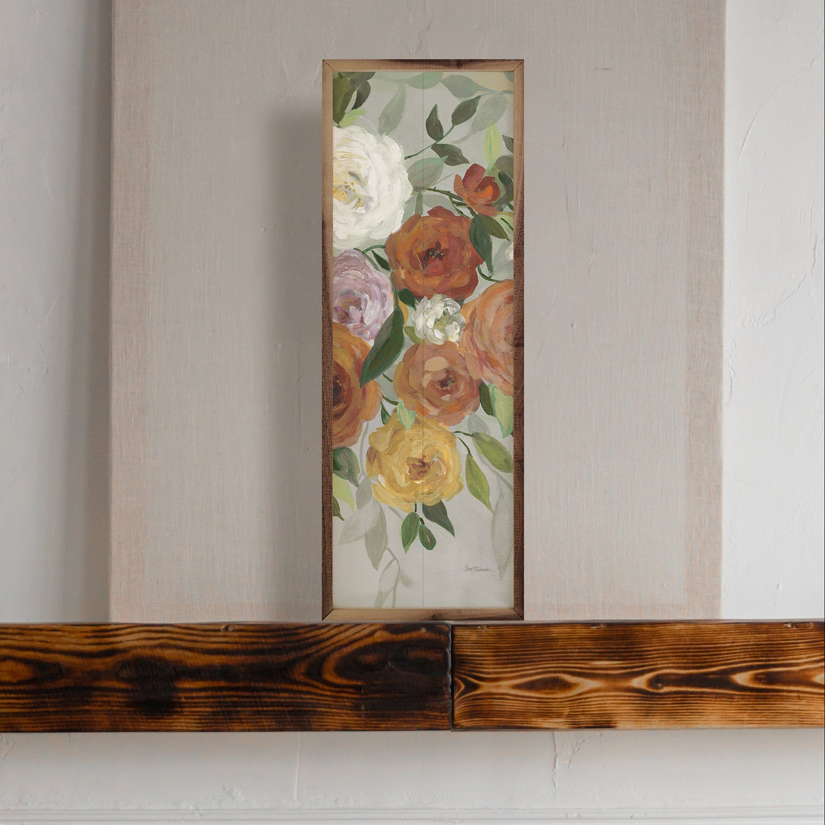 Delicate Blend 2 By Carol Robinson Wood Framed Print