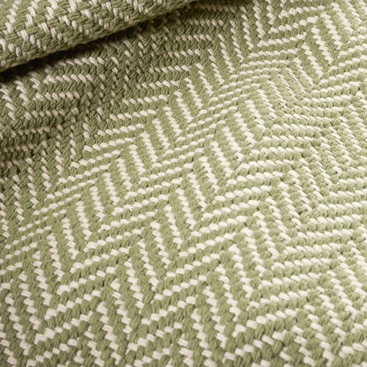 Dash & Albert Herringbone Woven Cotton Rug