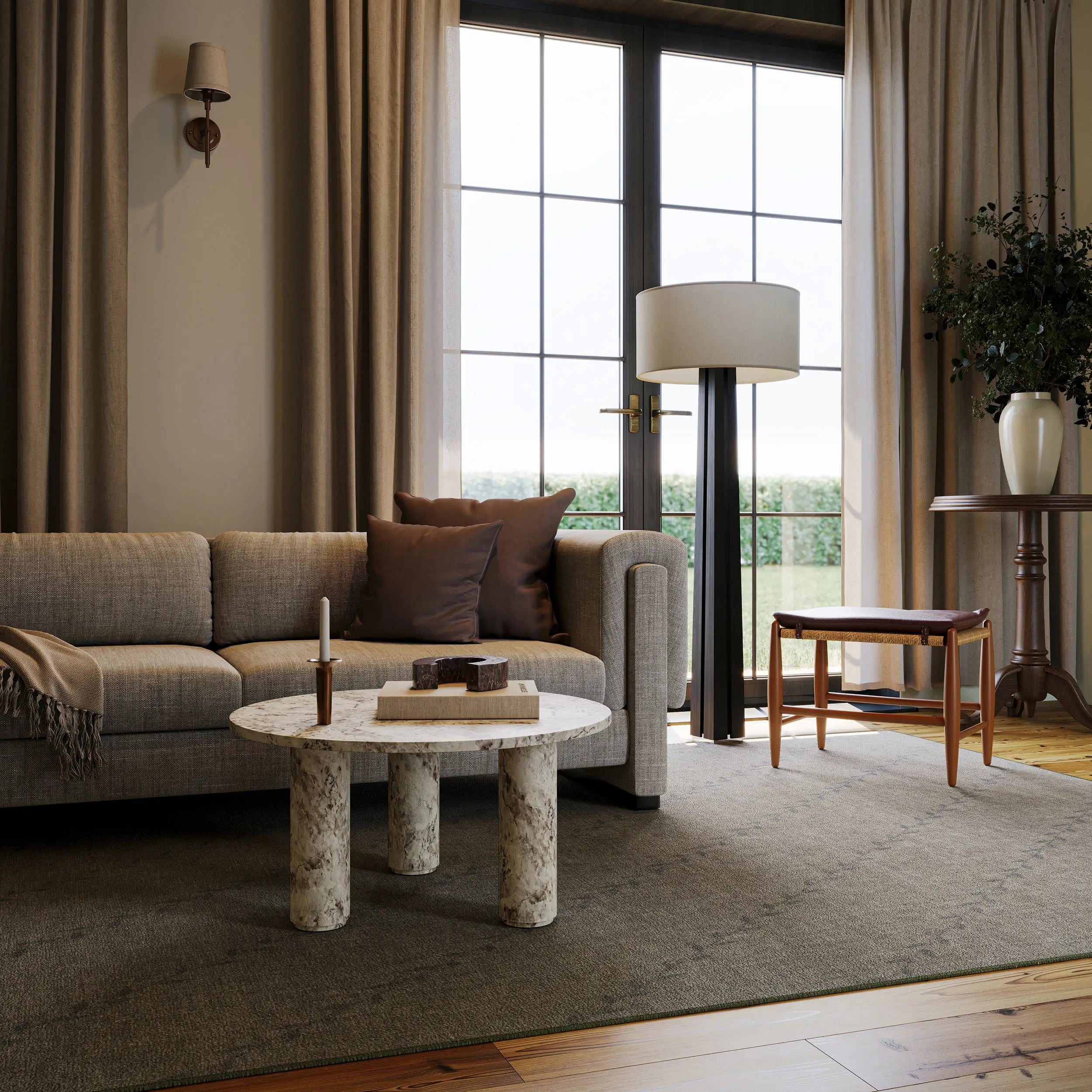 Ivy Soft Floral Machine Washable Rug