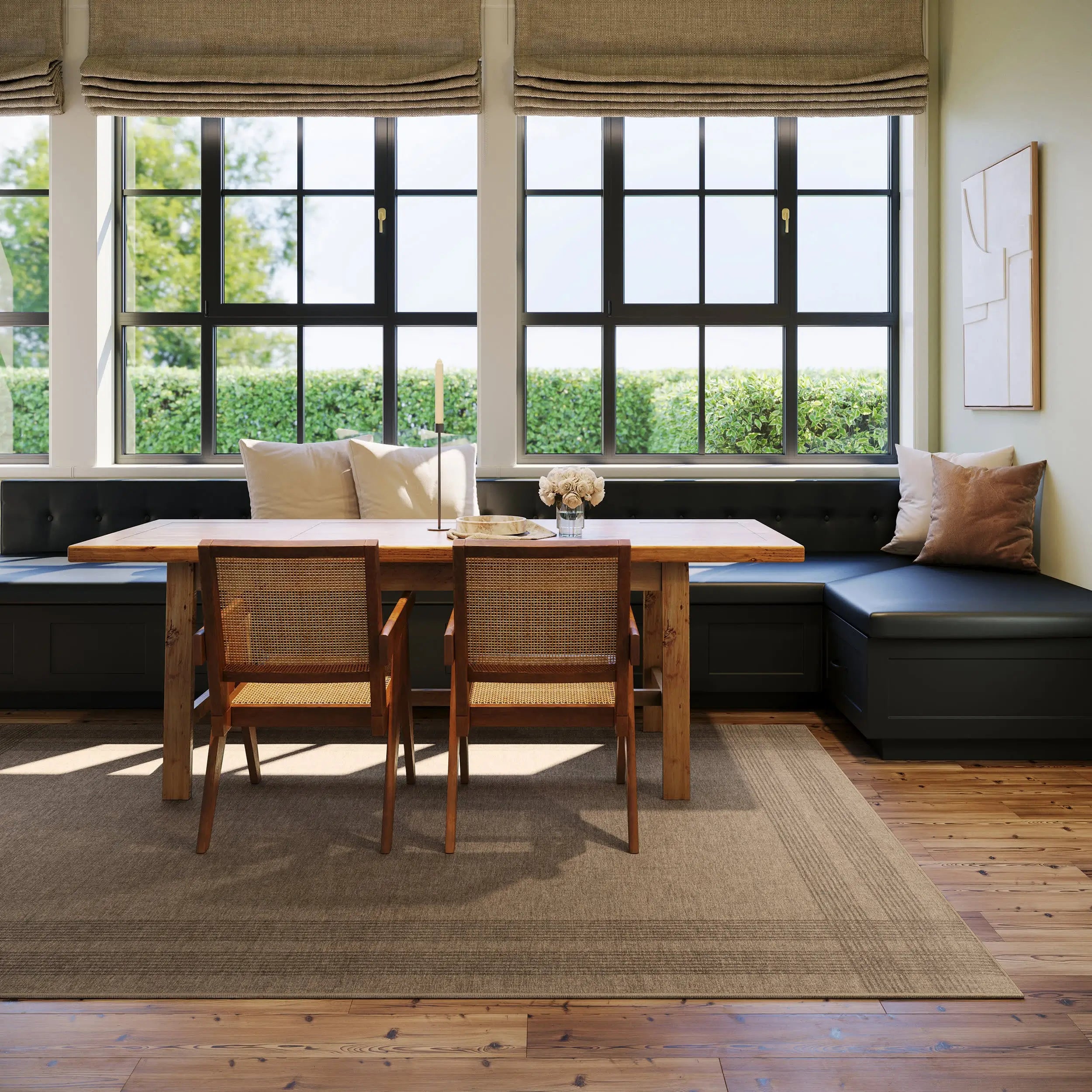 Bedford Soft Plaid Washable Rug