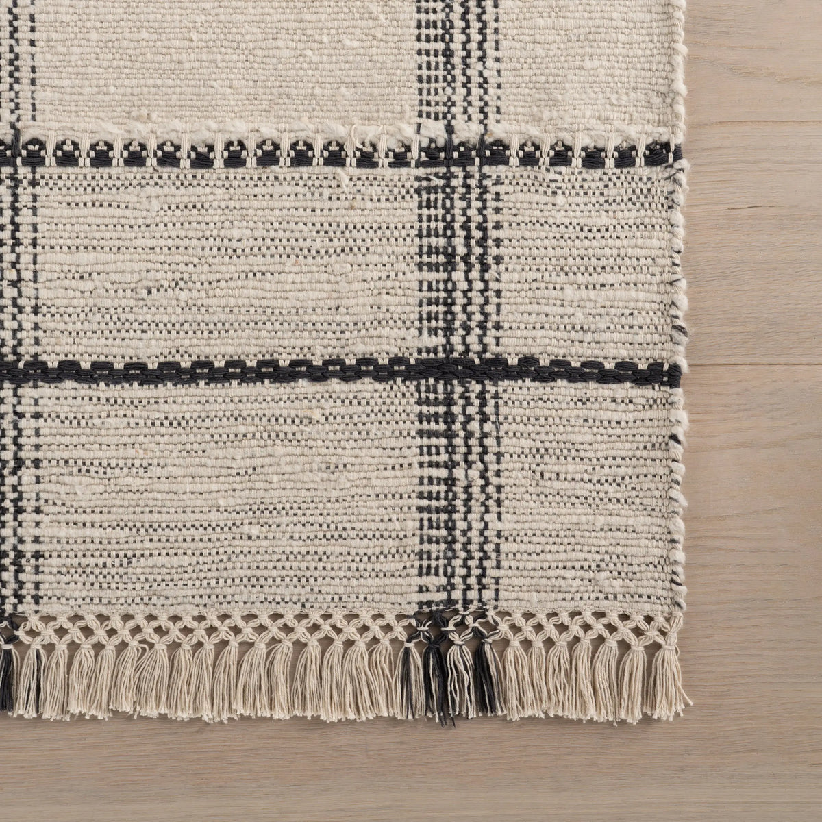 Dash & Albert Zole Plaid Handmade Cotton Rug