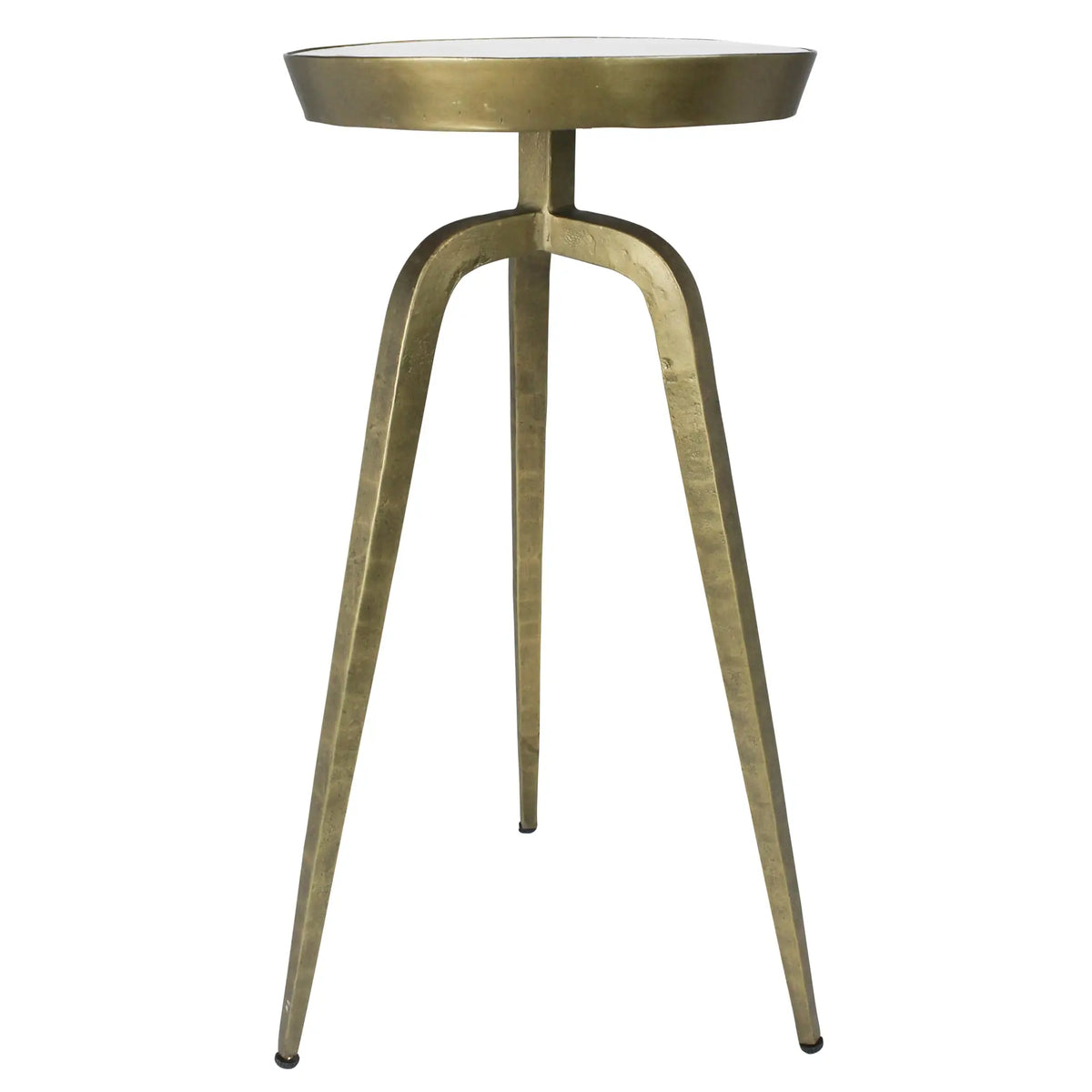 Brass & Marble Walker Side Table Set
