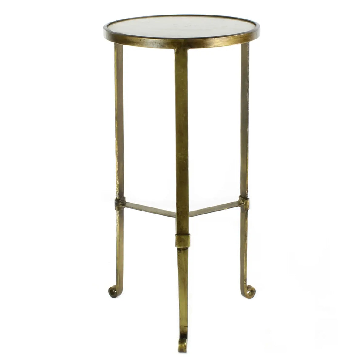 Savoy Iron & Stone Side Table