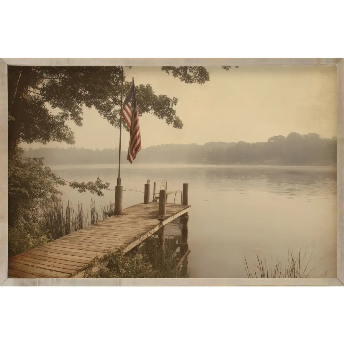 Americana Lake No. 1 Thin Oak Frame