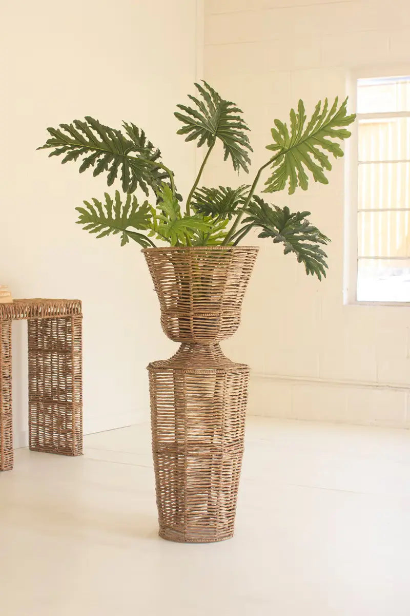 Iron and Seagrass Urn