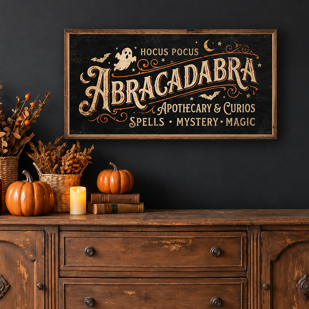 Abracadabra Wood Framed Print