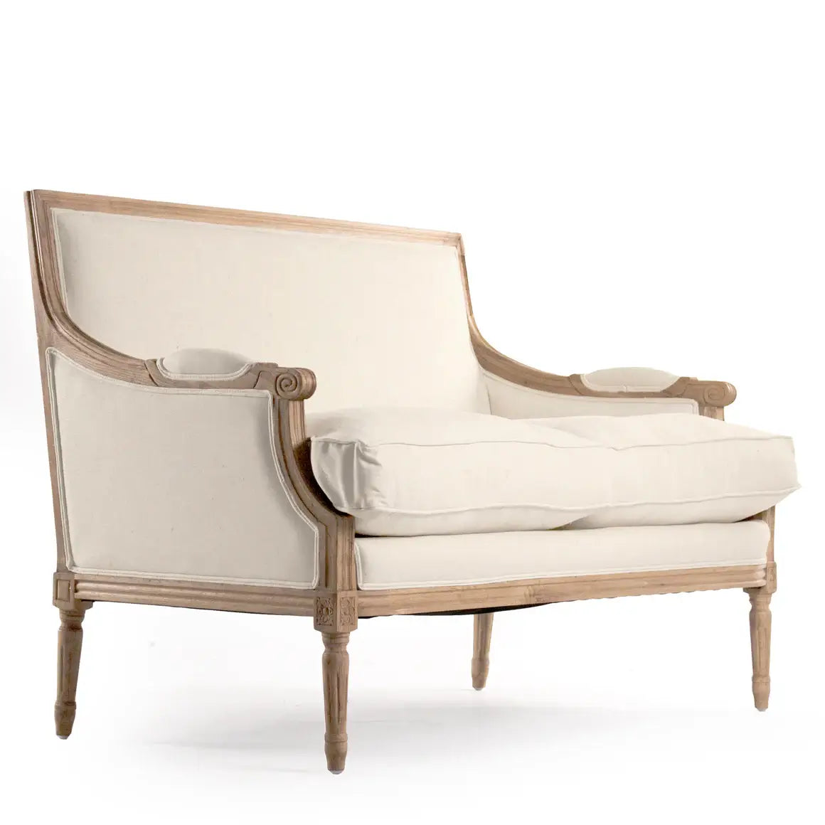 Louis Cream Settee