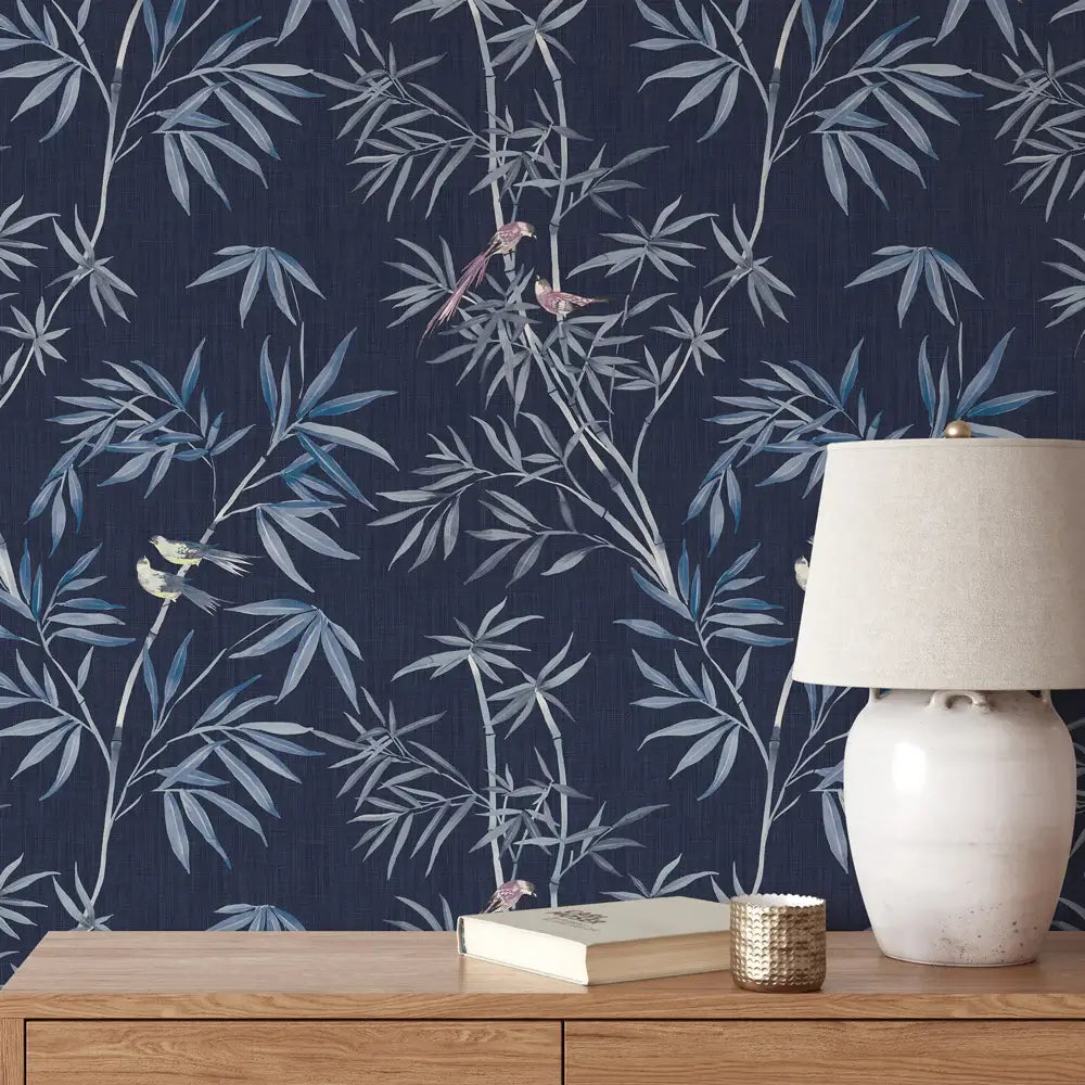 Bamboo Chinoiserie Peel & Stick Wallpaper