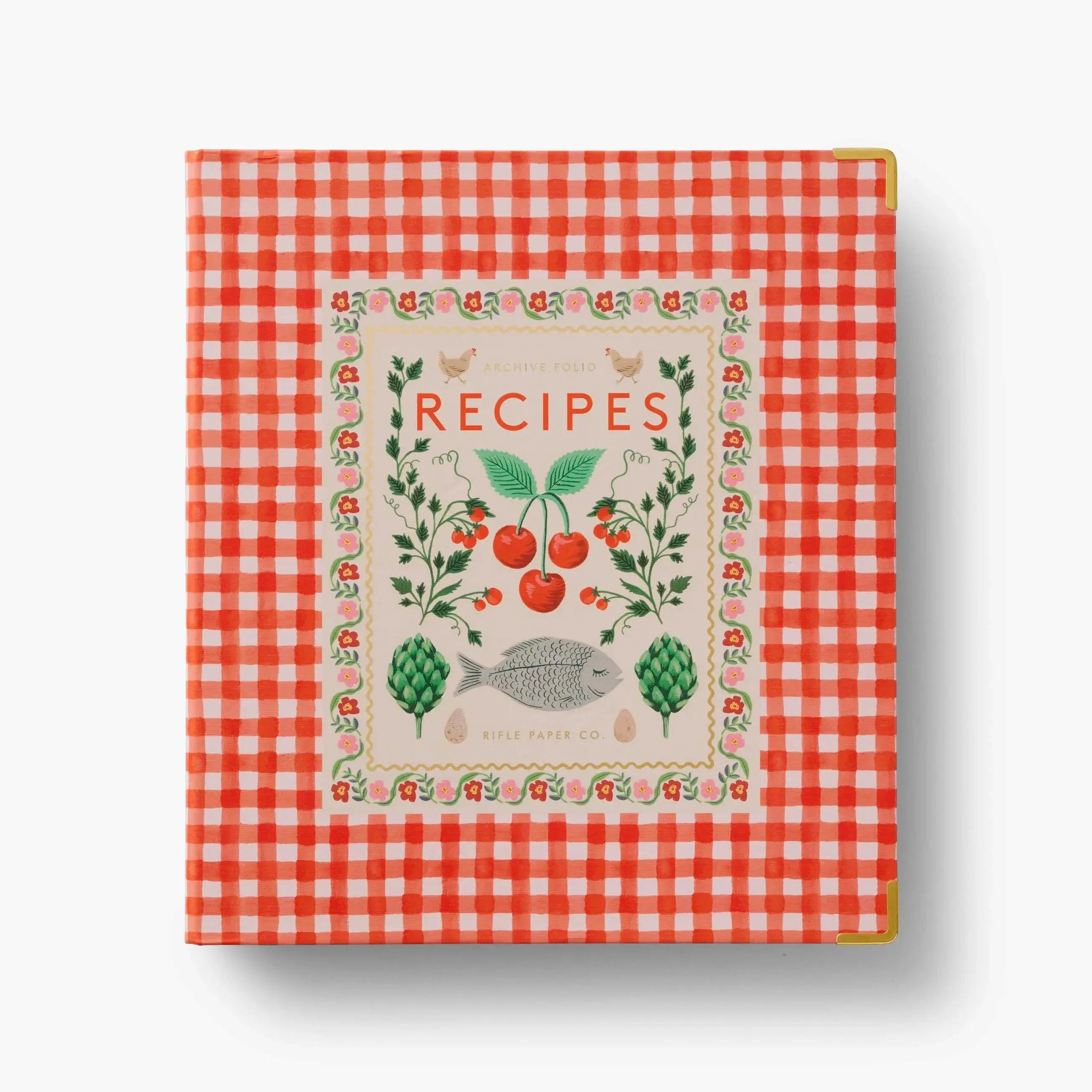 Rifle Paper Co. Cherry Farm Recipe Binder