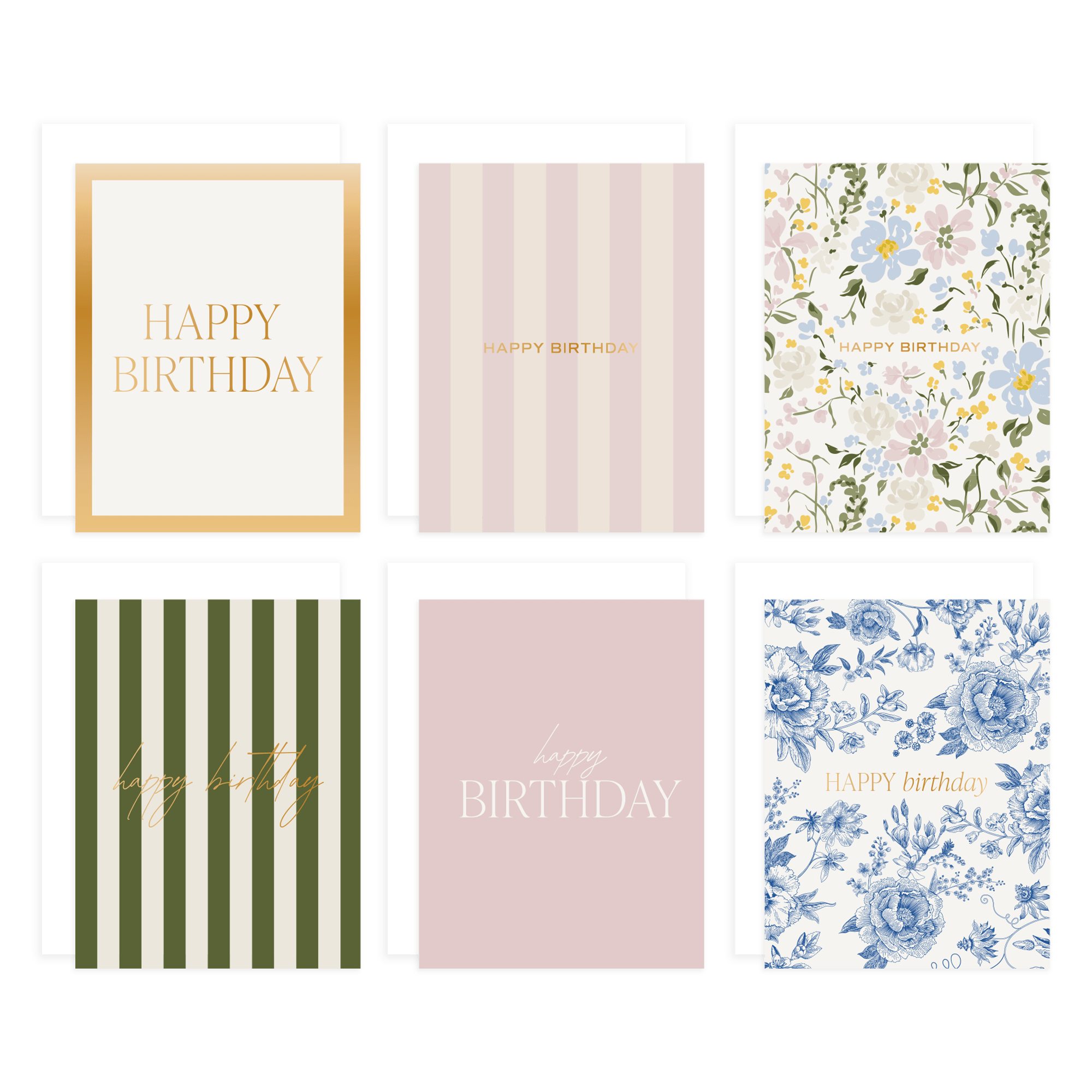 Assorted Happy Birthday Boxed Card Set