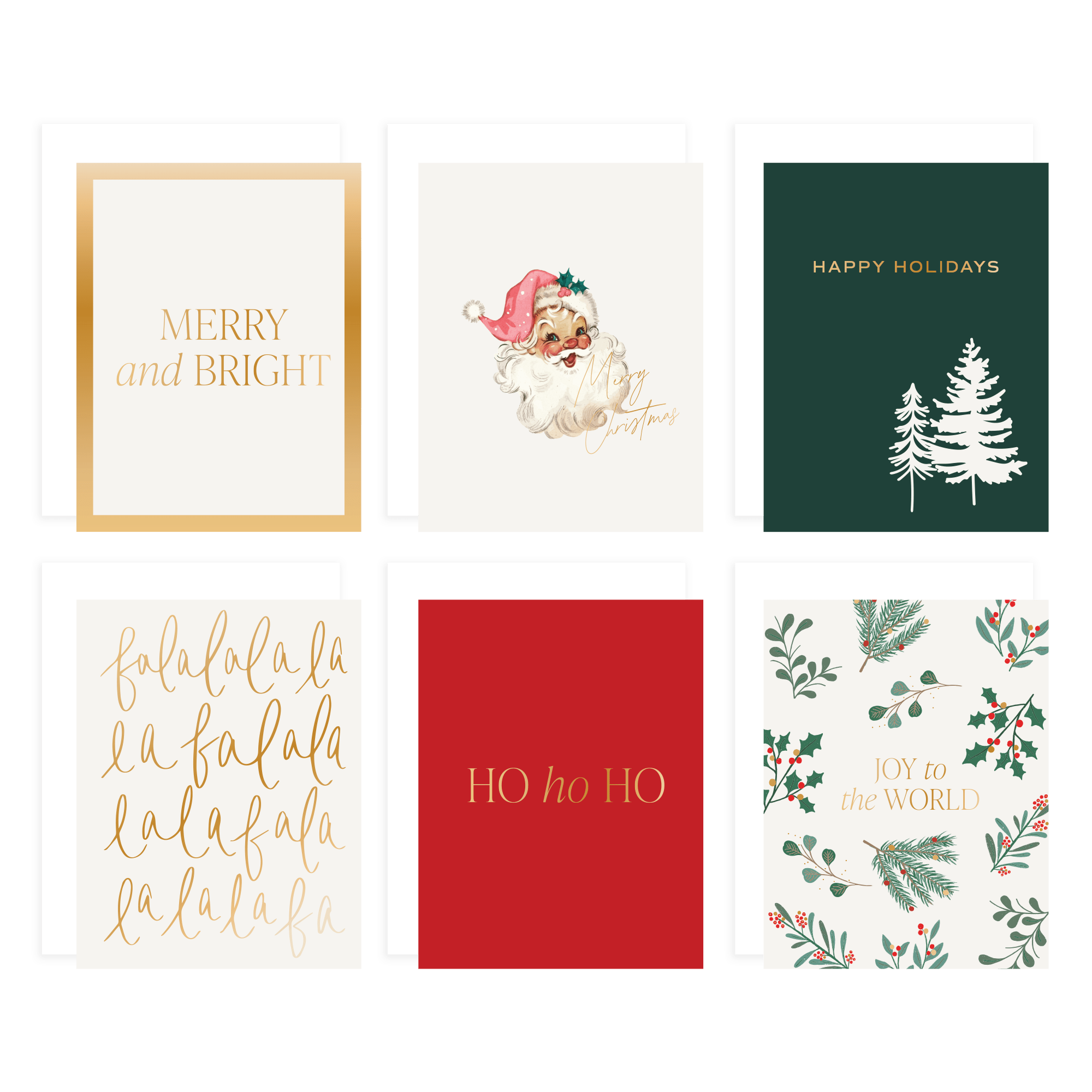 Whimsical Holiday Card Set