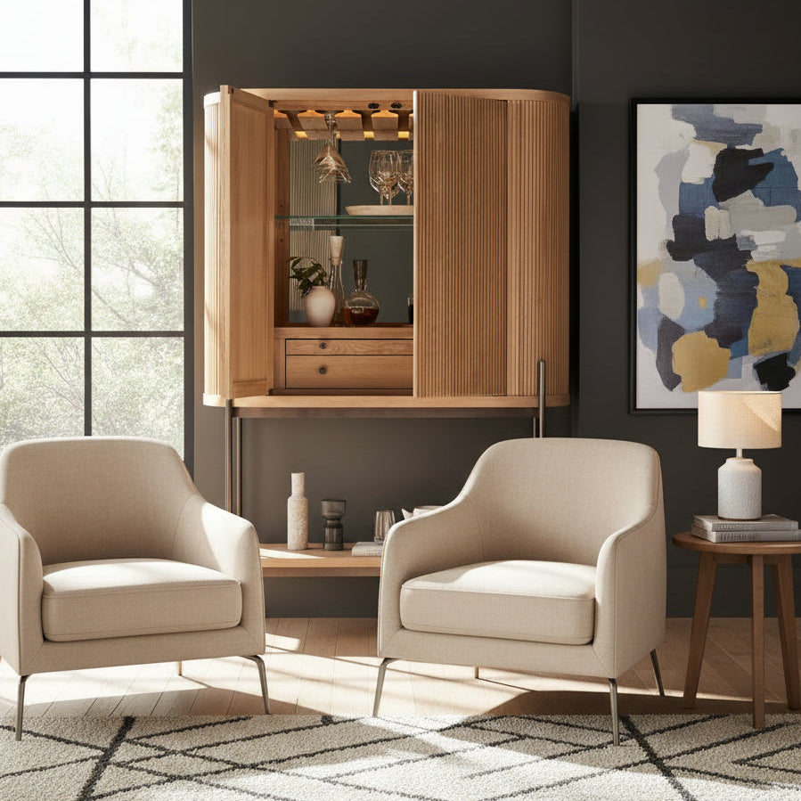 Modern Linnea Bar Cabinet