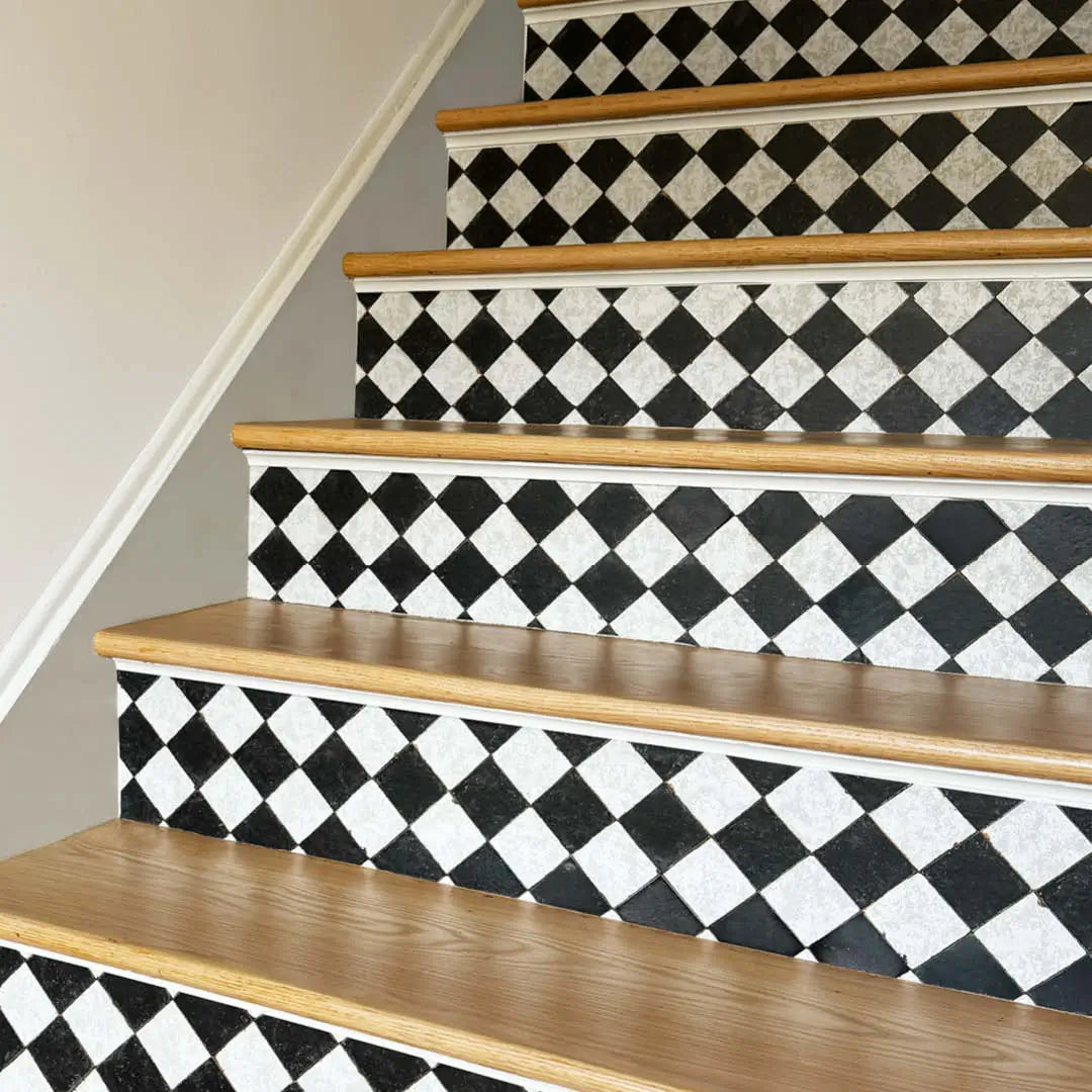 Vintage Check Textured Peel & Stick Wallpaper