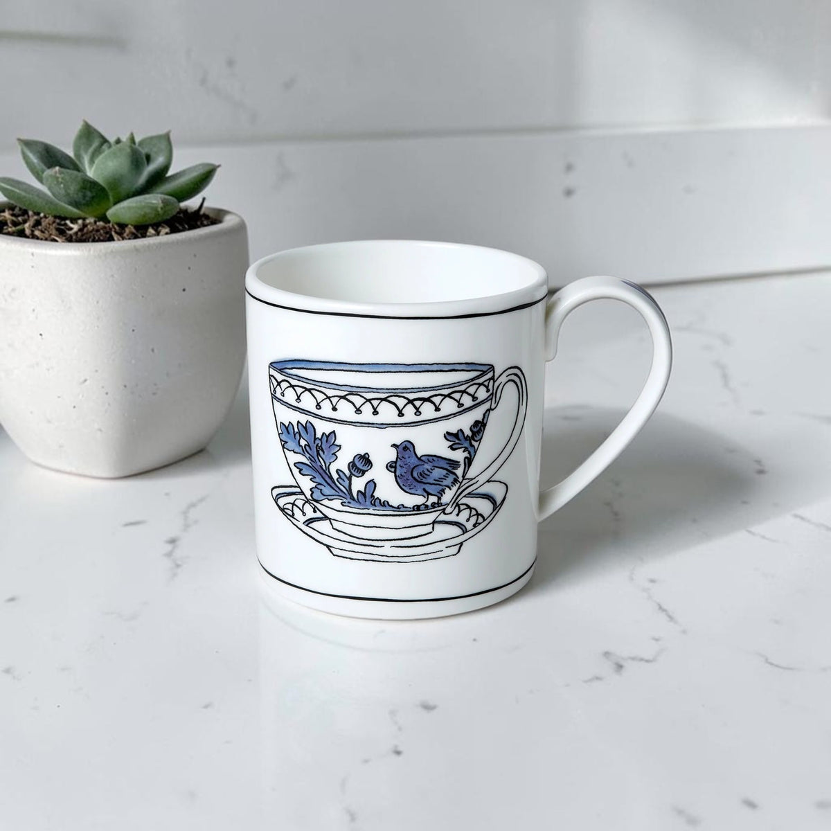 Heritage Blue Bird Mug