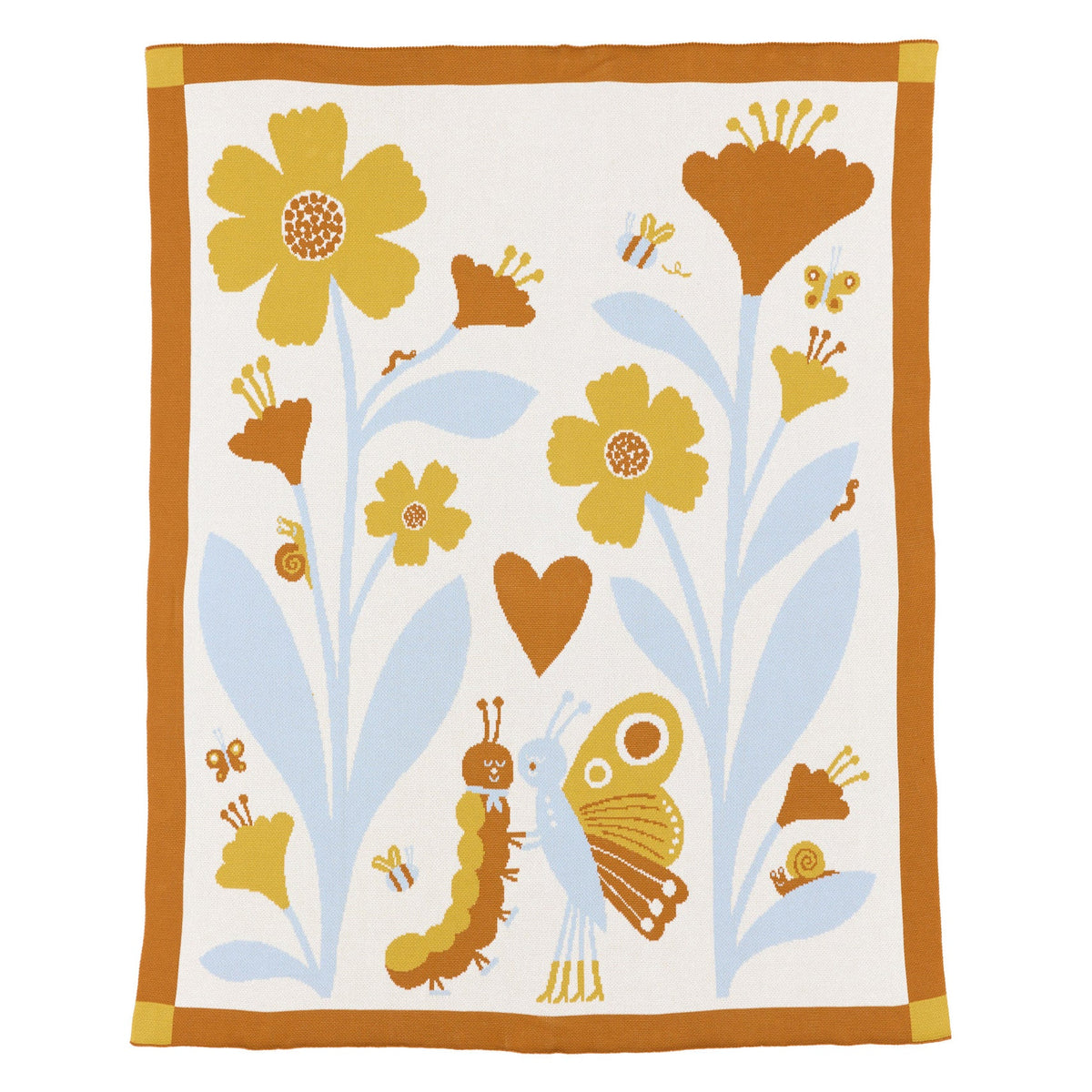 Biquette Bugs in Love Knit Blanket
