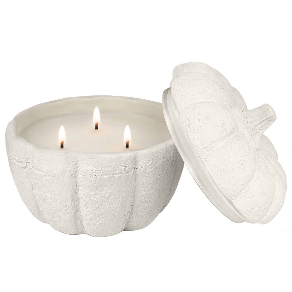 Cashmere & Vanilla Cement Pumpkin Jar Candle
