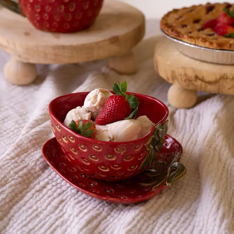 Ceramic Strawberry Bowl