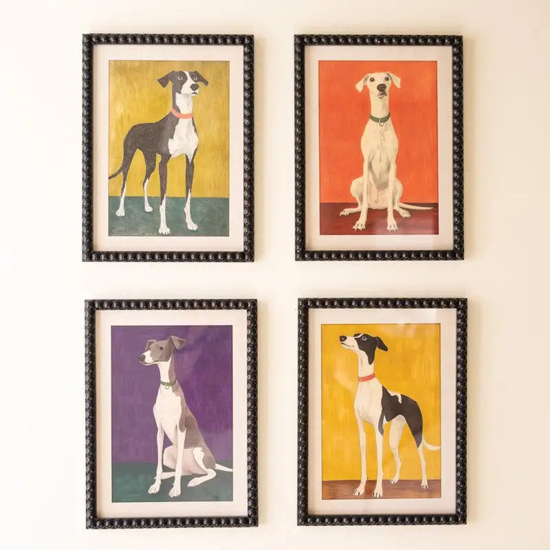 Framed Hound Print Set
