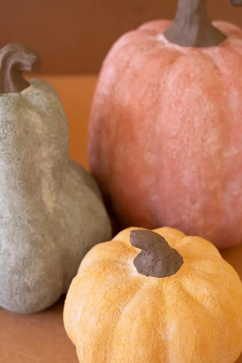 Terracotta Pumpkin Set