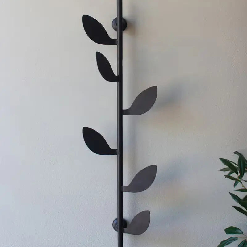 Iron Leaves Wall Coat Rack