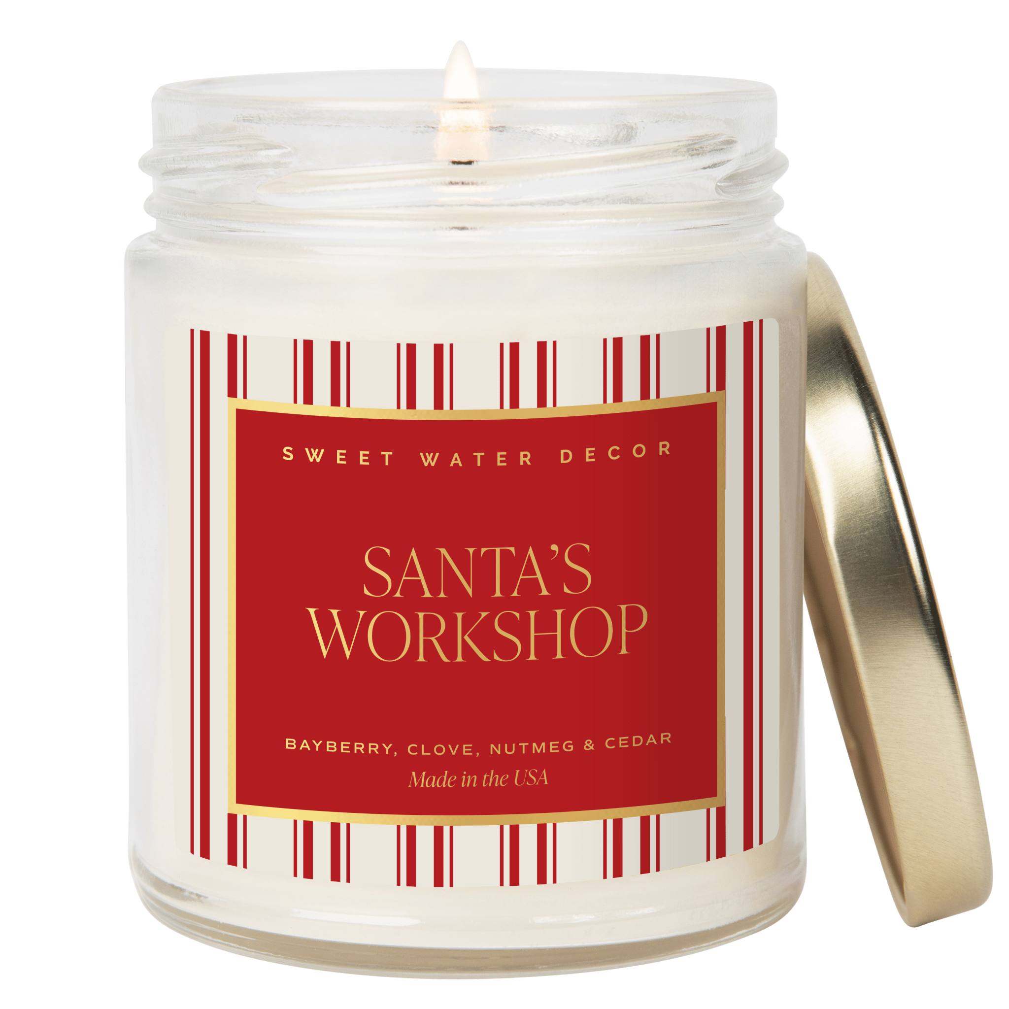 Santa's Workshop Merry & Bright Candle